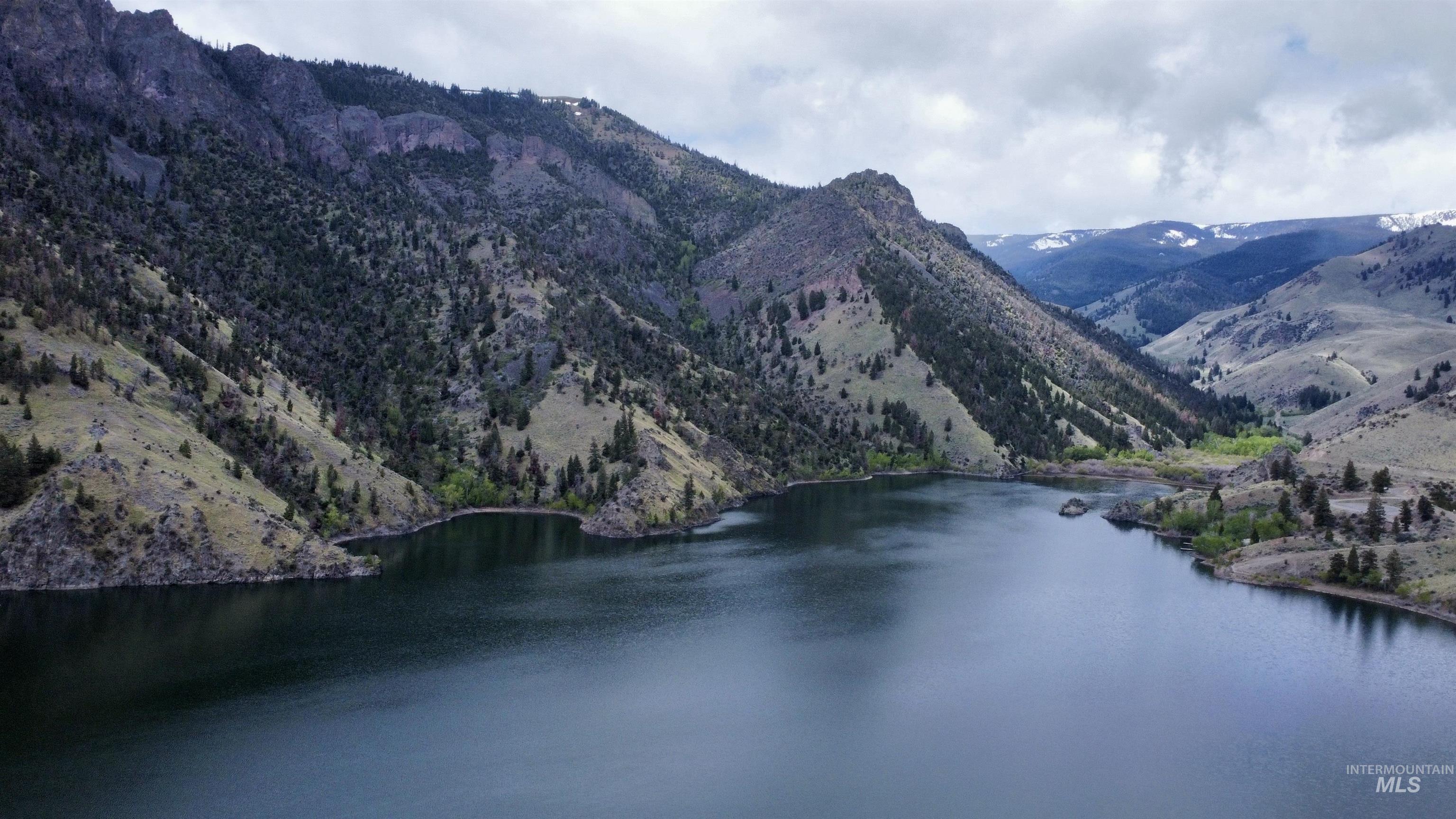 Water view featuring a mountain backdrop