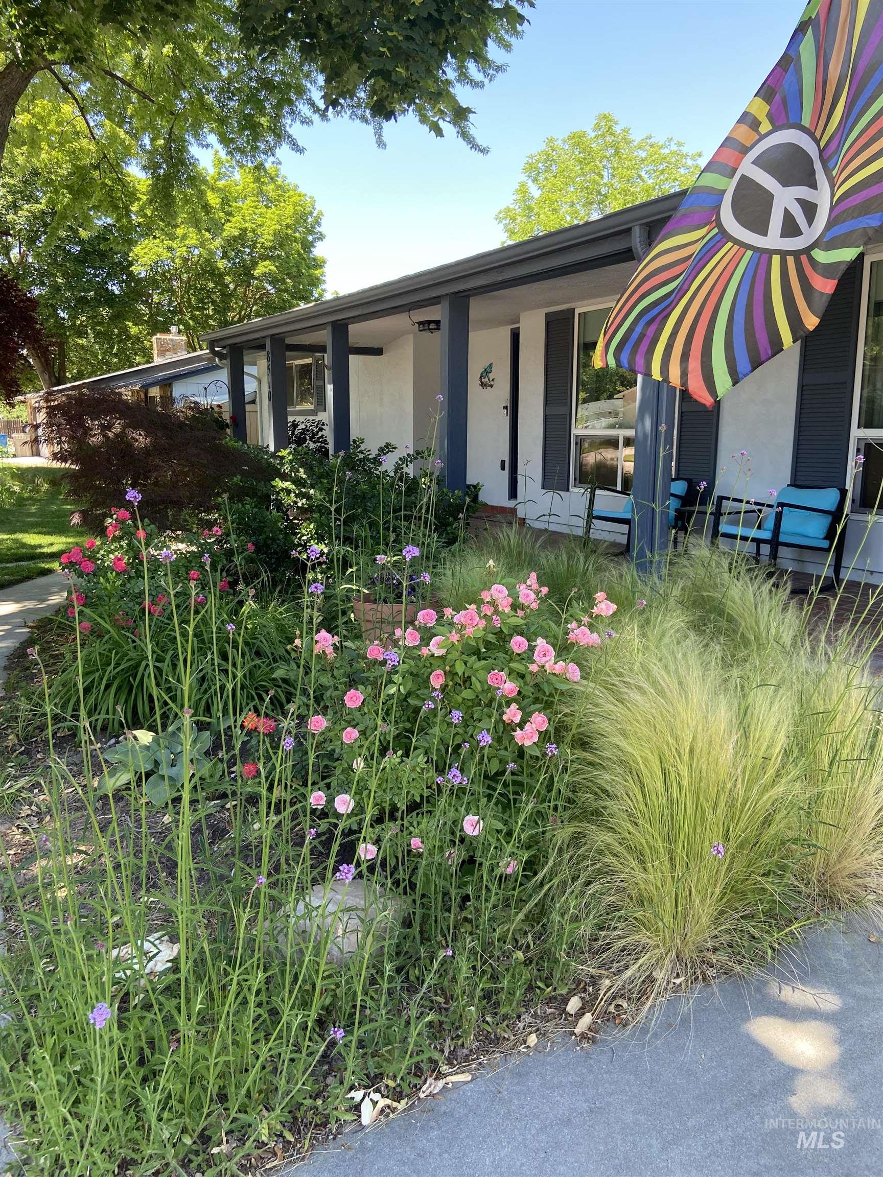 View of exterior entry featuring stucco siding