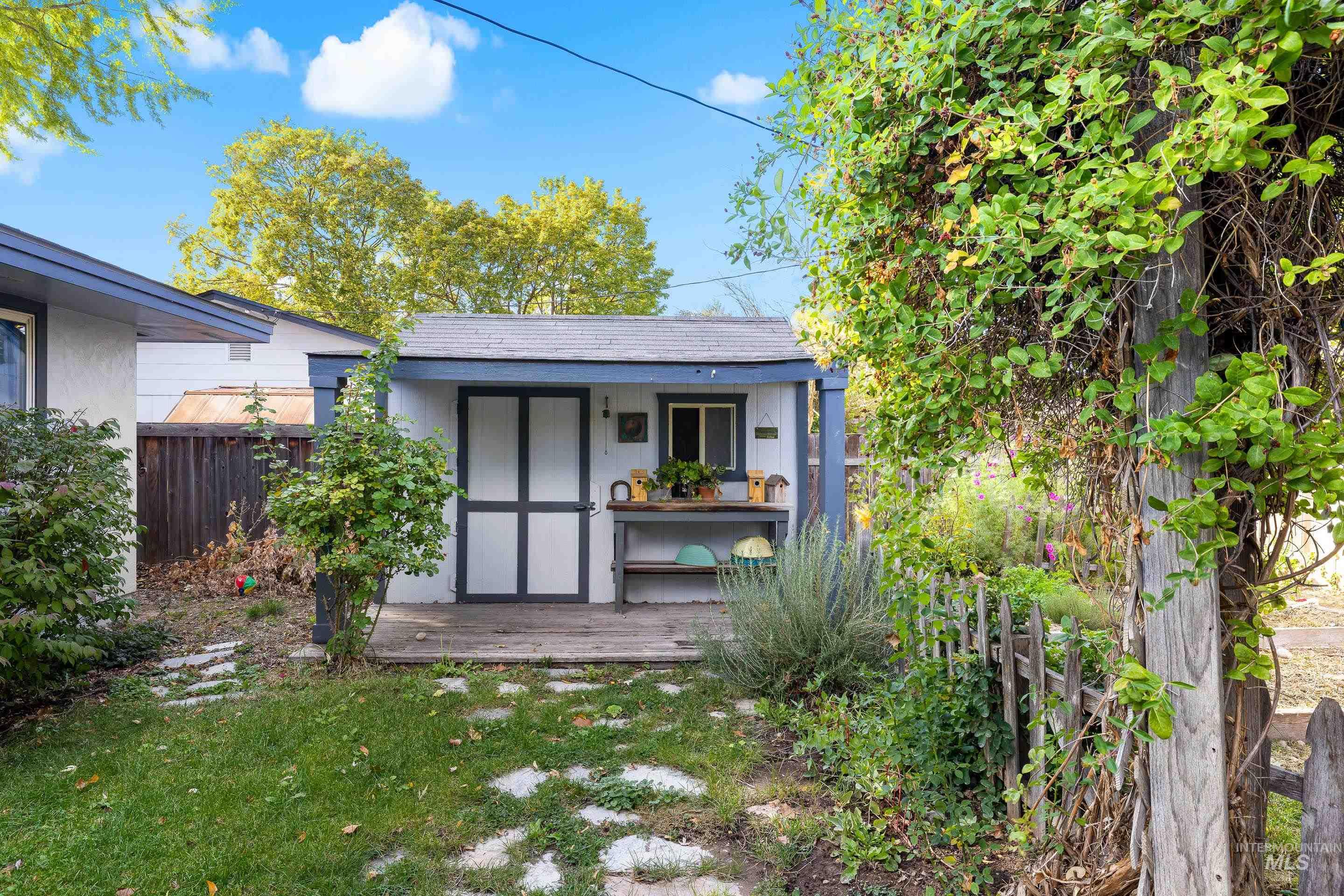 View of outdoor structure