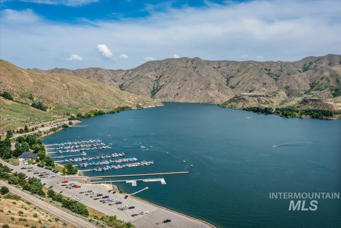 Lucky Peak Reservoir Park & boat dock area about 25 minutes away