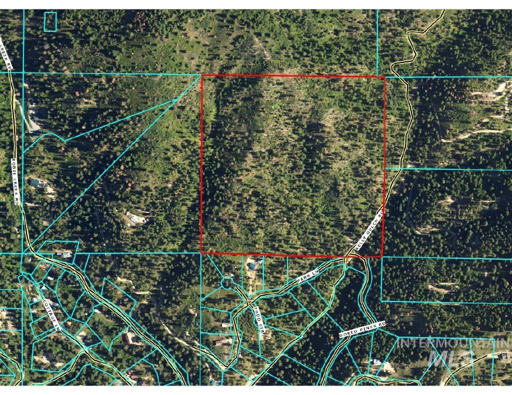 Map / location with property parcel outlined