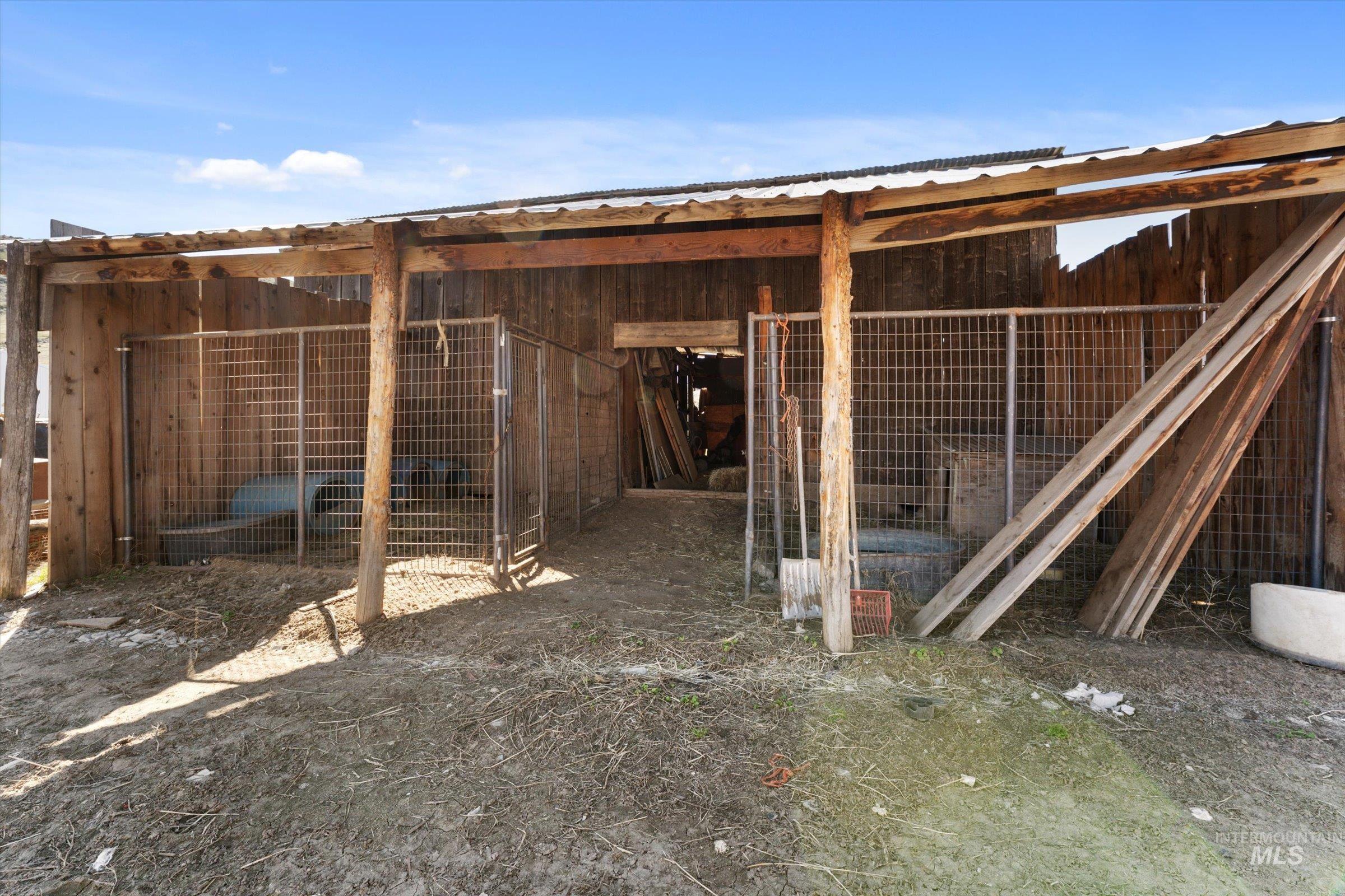 View of outdoor structure