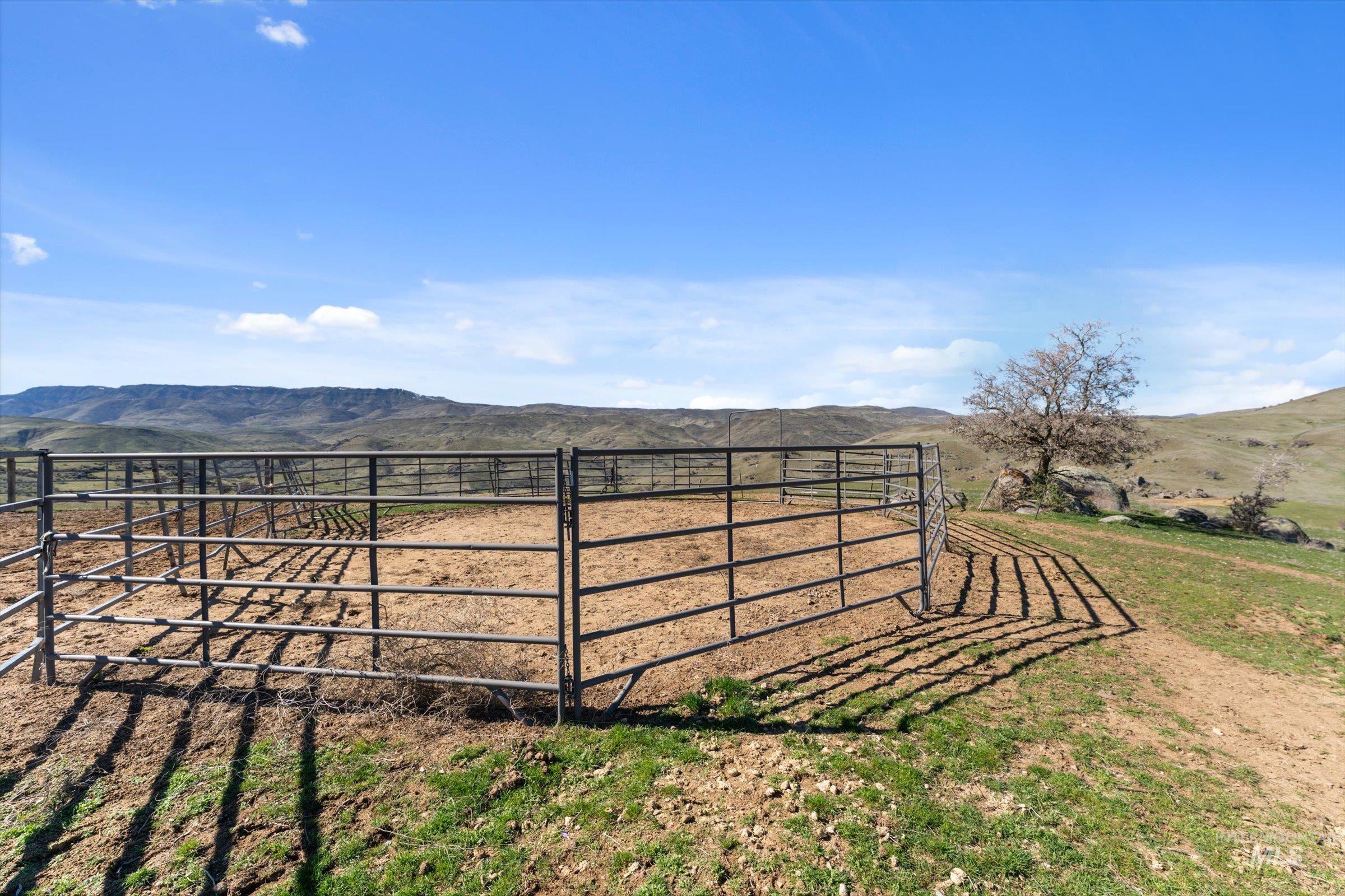 View of yard featuring a mountain view