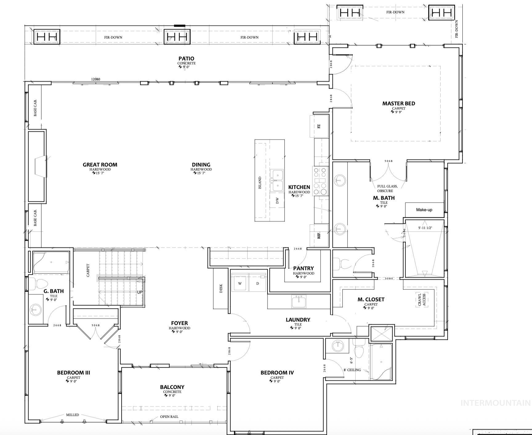 View of room layout