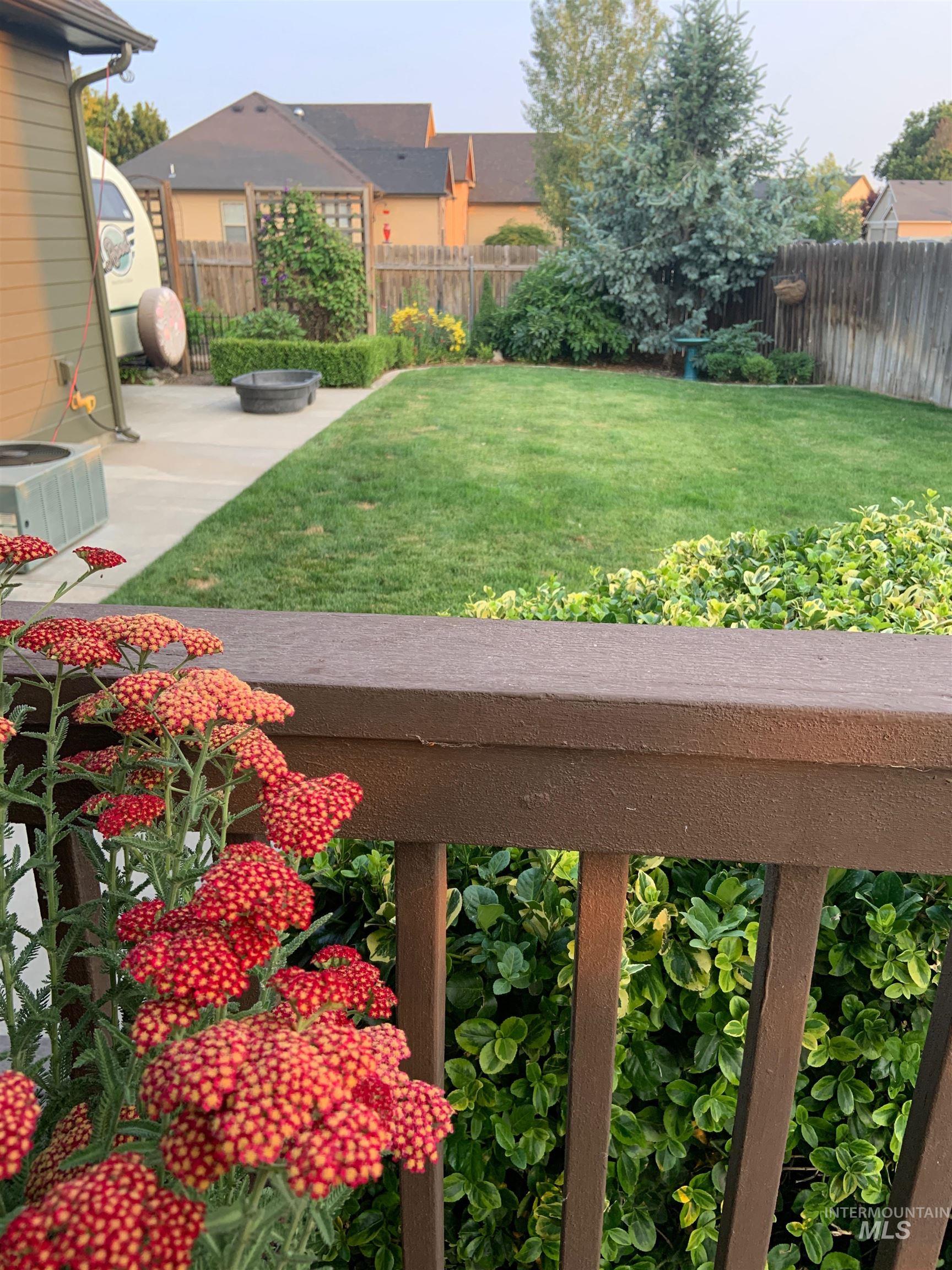 Historic Picture of Gardens in Bloom.