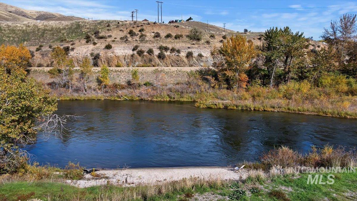 Water view featuring a mountain backdrop