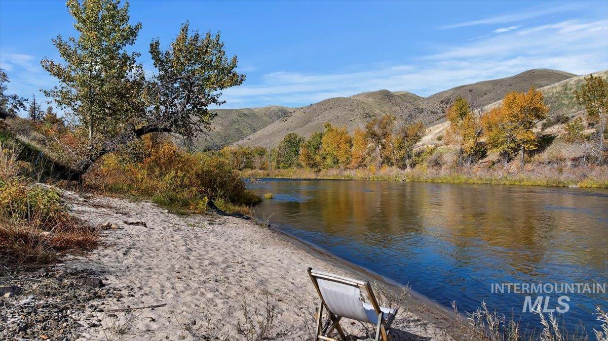 Water view featuring a mountain backdrop