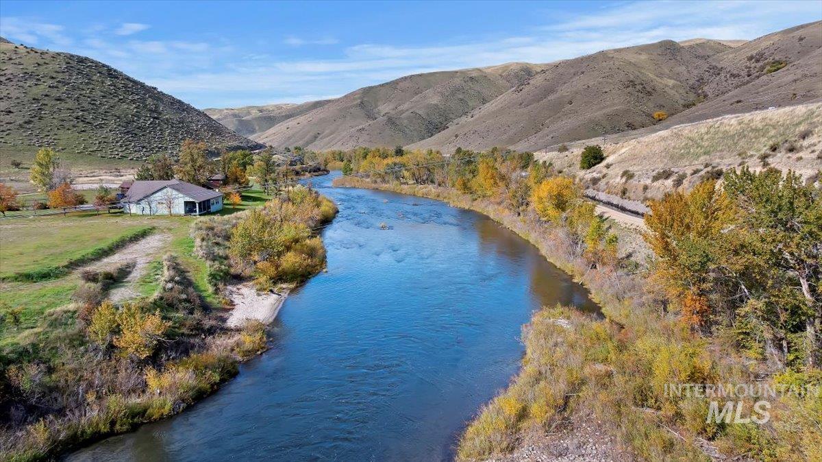 Water view with mountains