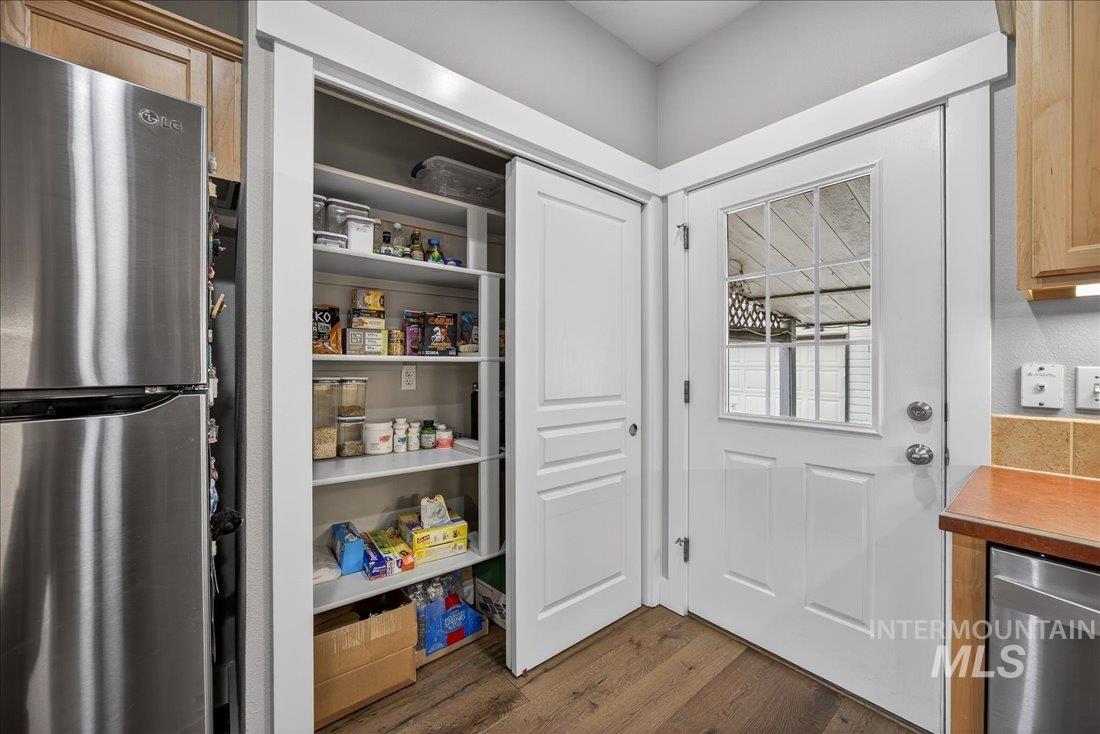 View of storage area