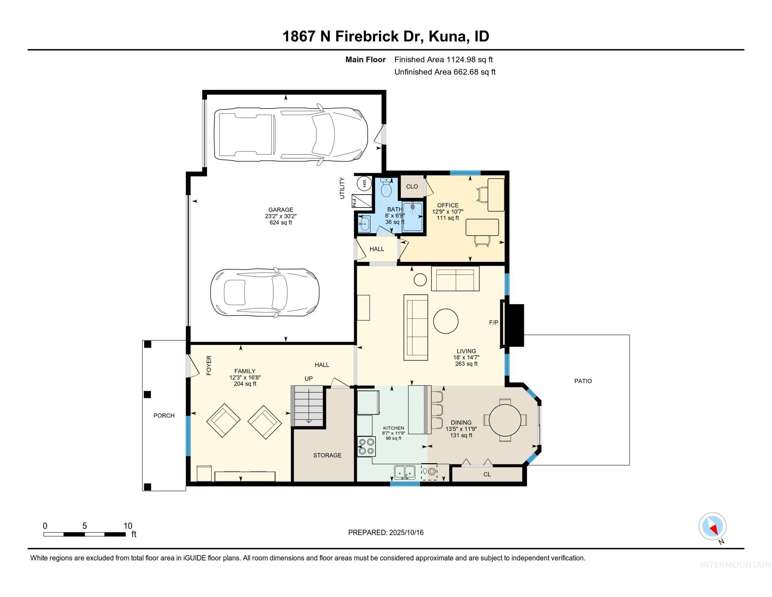 View of floor plan / room layout