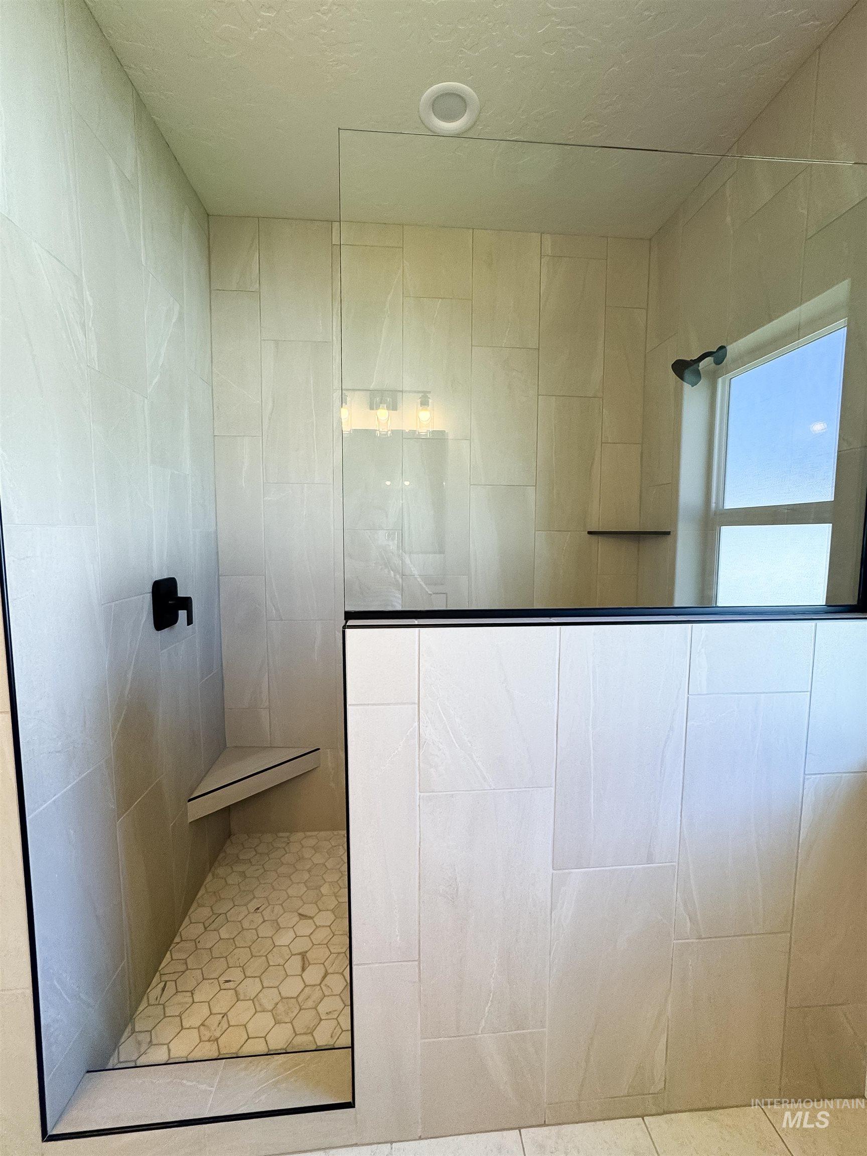 Bathroom with walk in shower