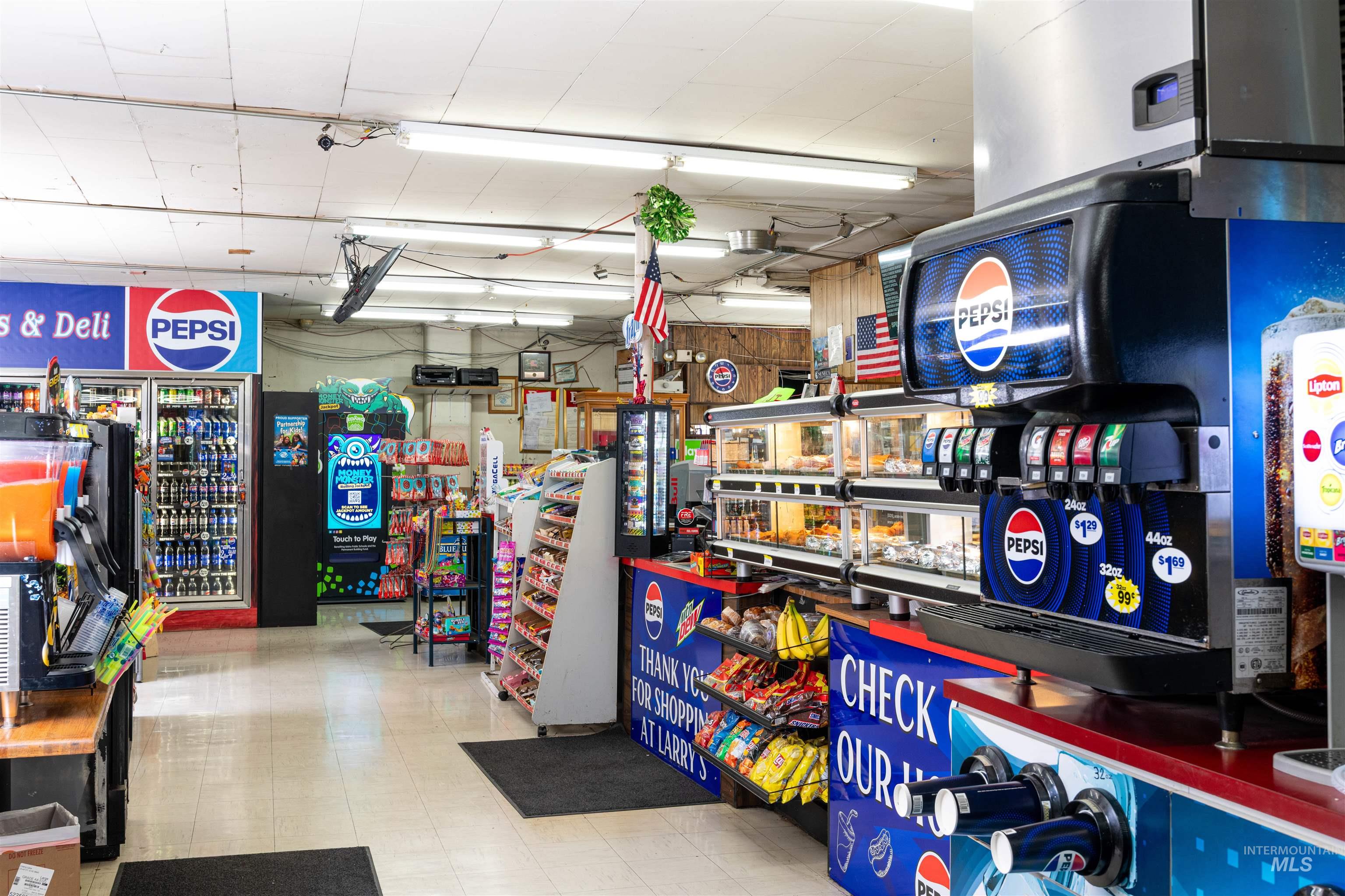 Misc room featuring light flooring