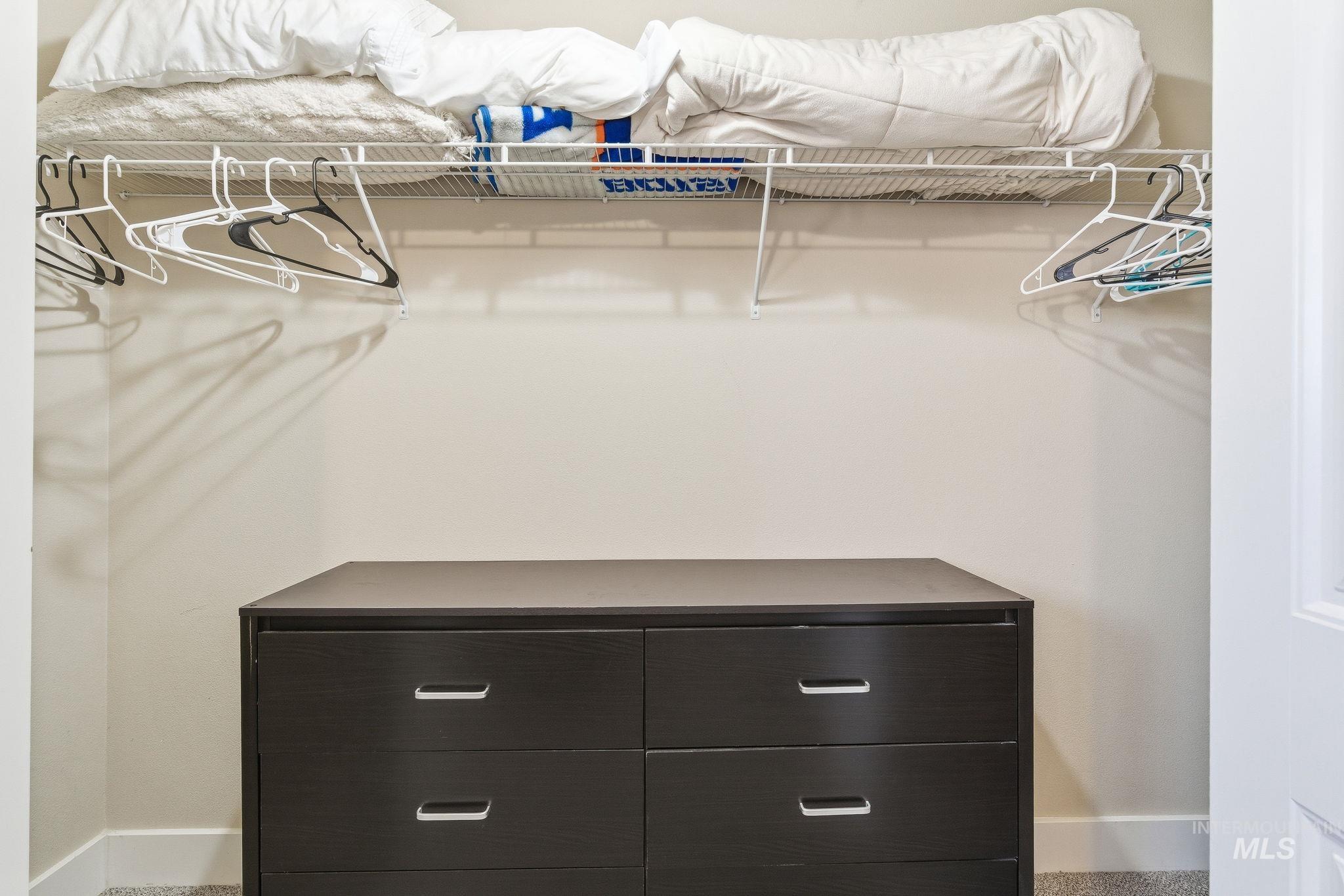 View of spacious closet