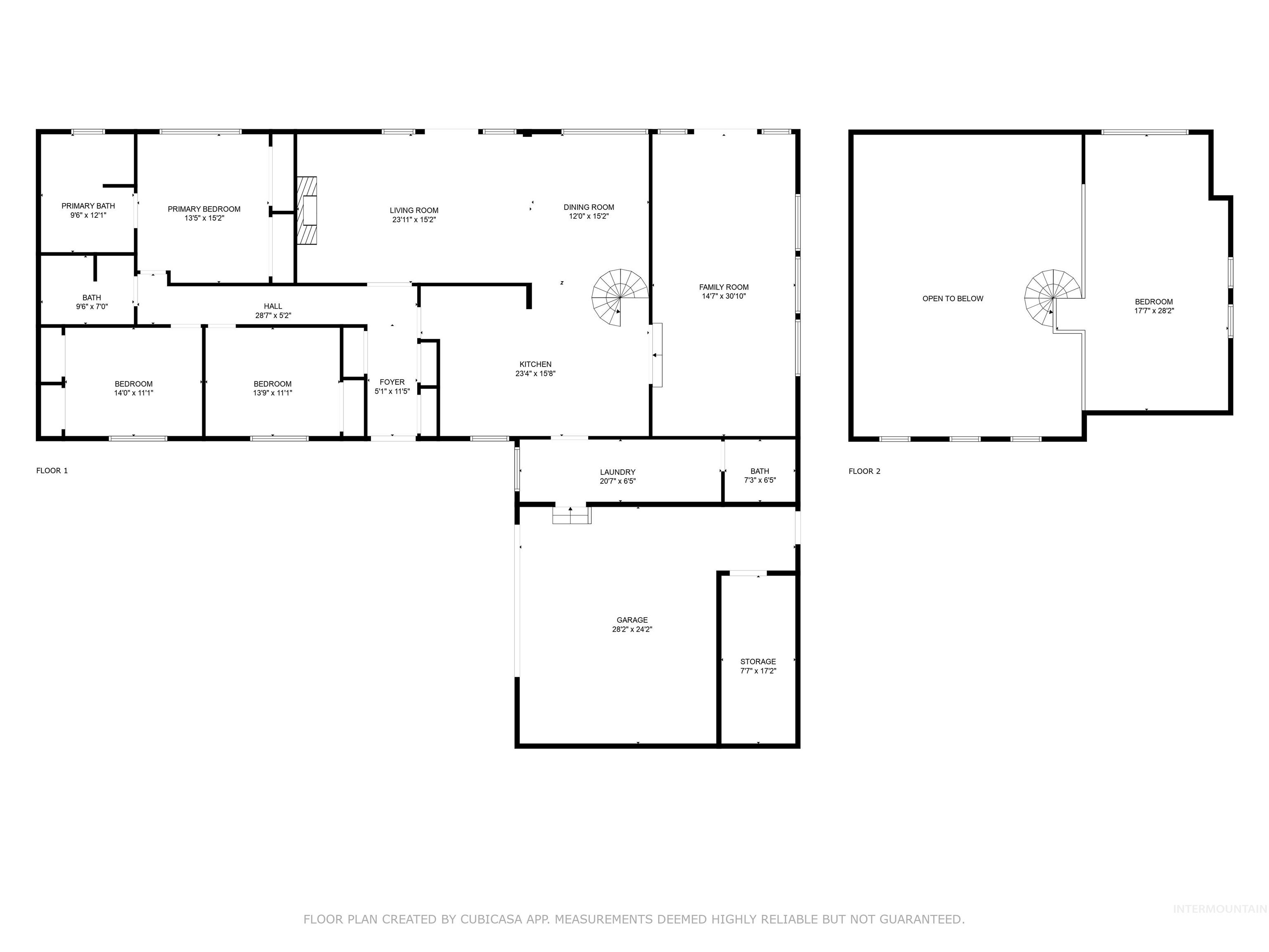 View of floor plan / room layout