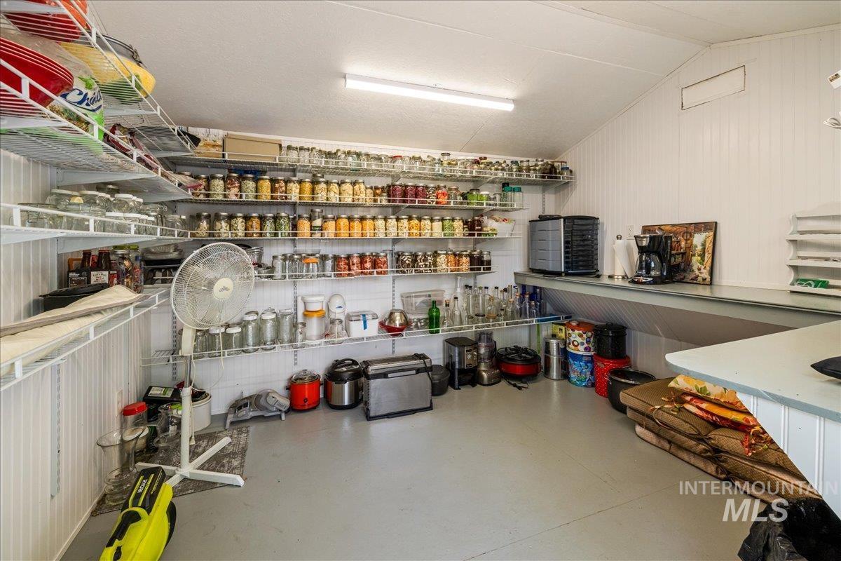 View of storage room