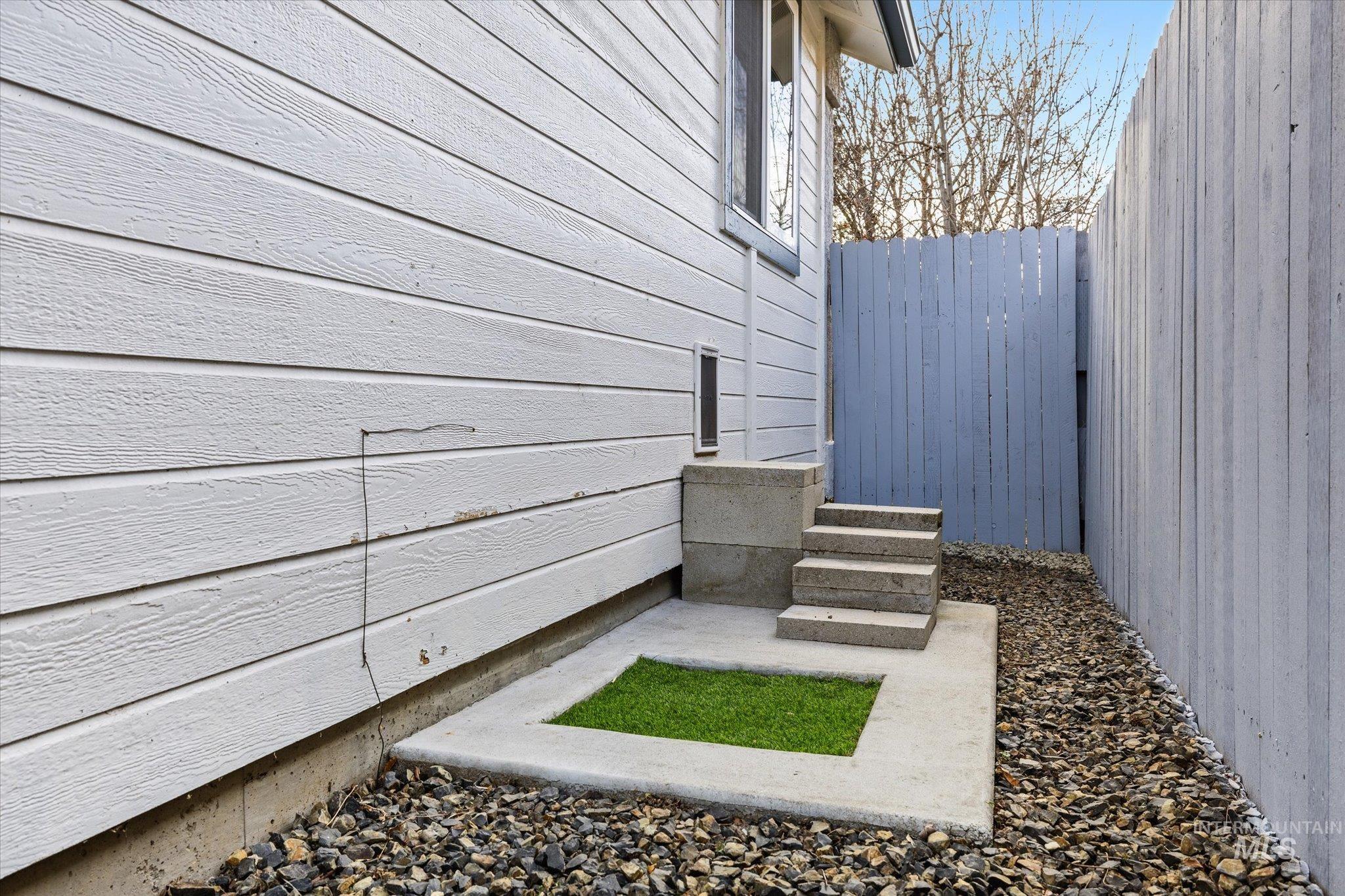View of yard with a patio