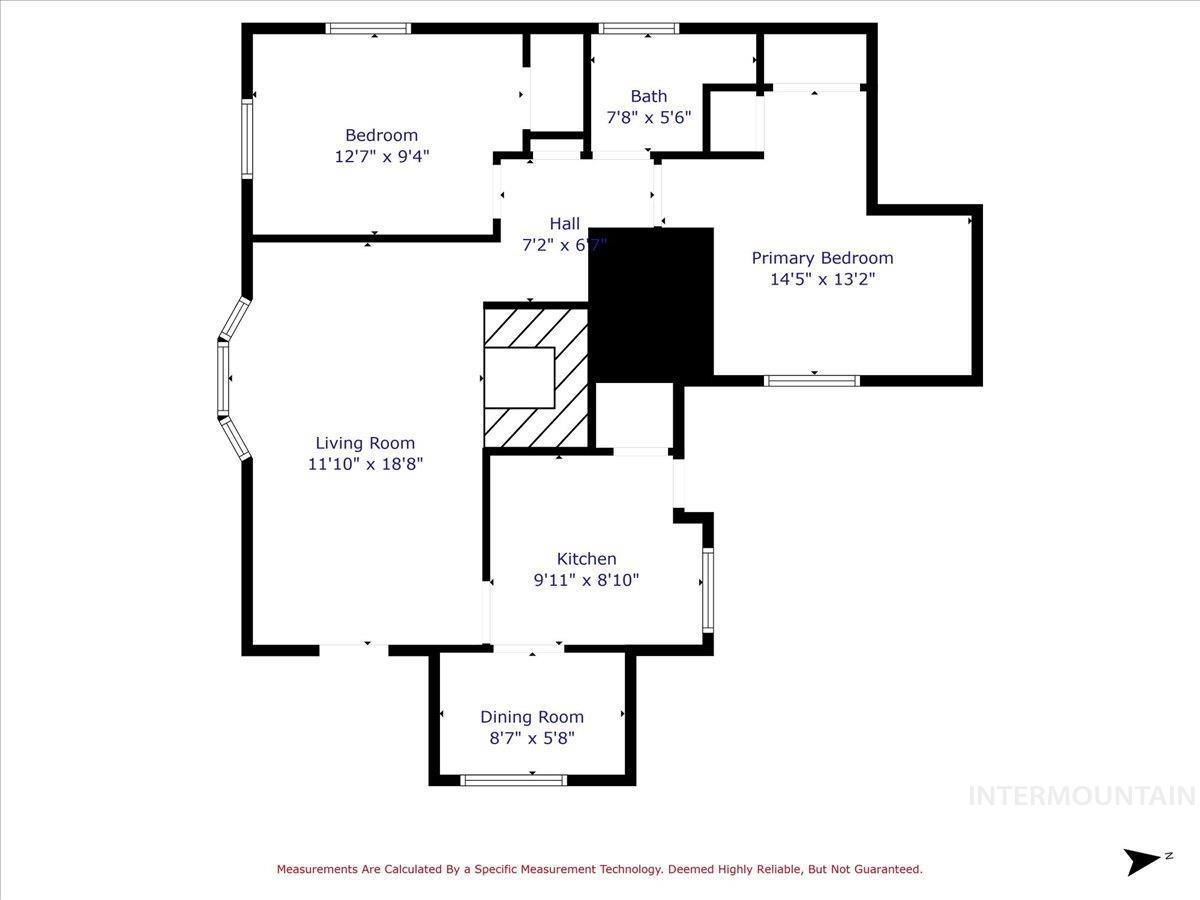 View of room layout