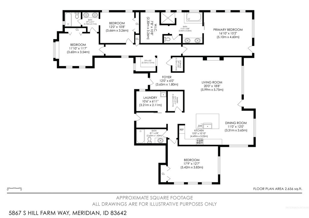 Photo of 5867 S Hill Farm Way, Meridian, ID 83642 (MLS # 98978590)