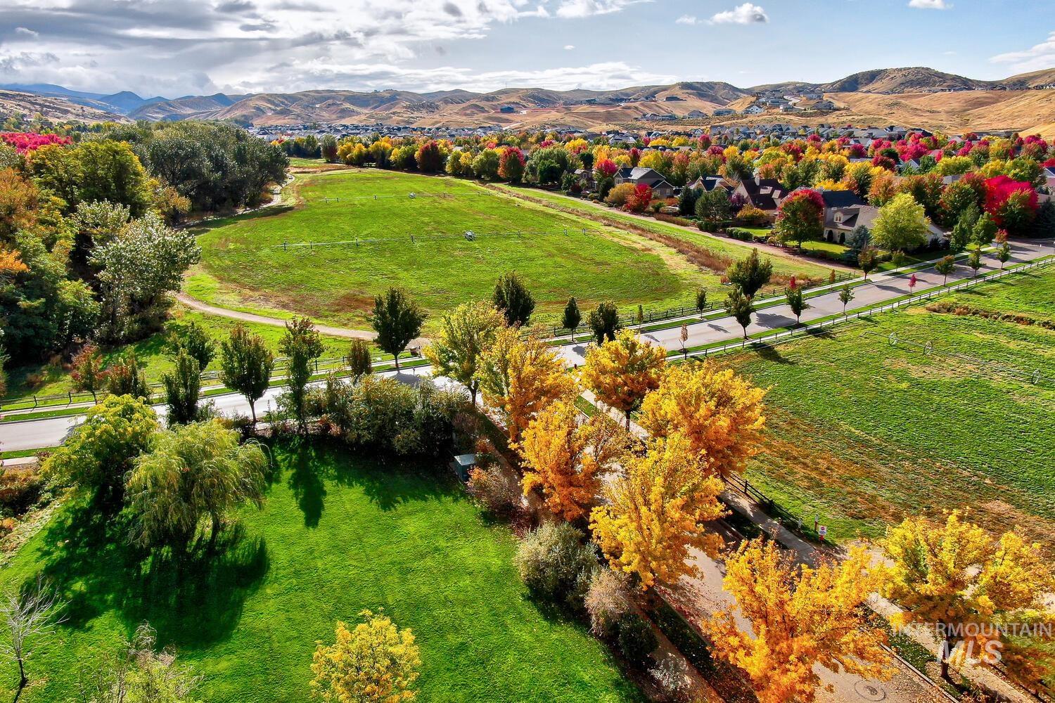Bird's eye view of mountains