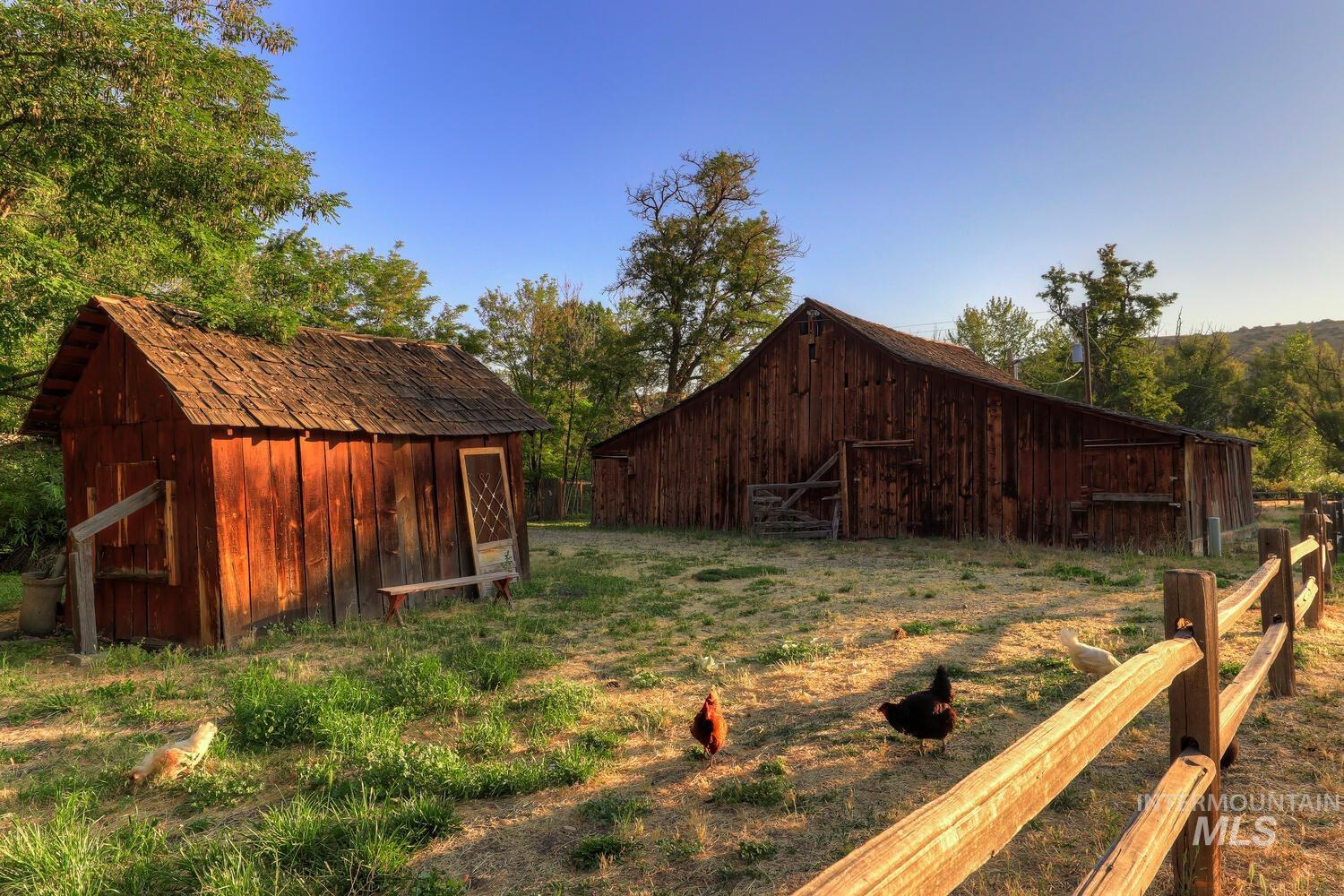 View of barn