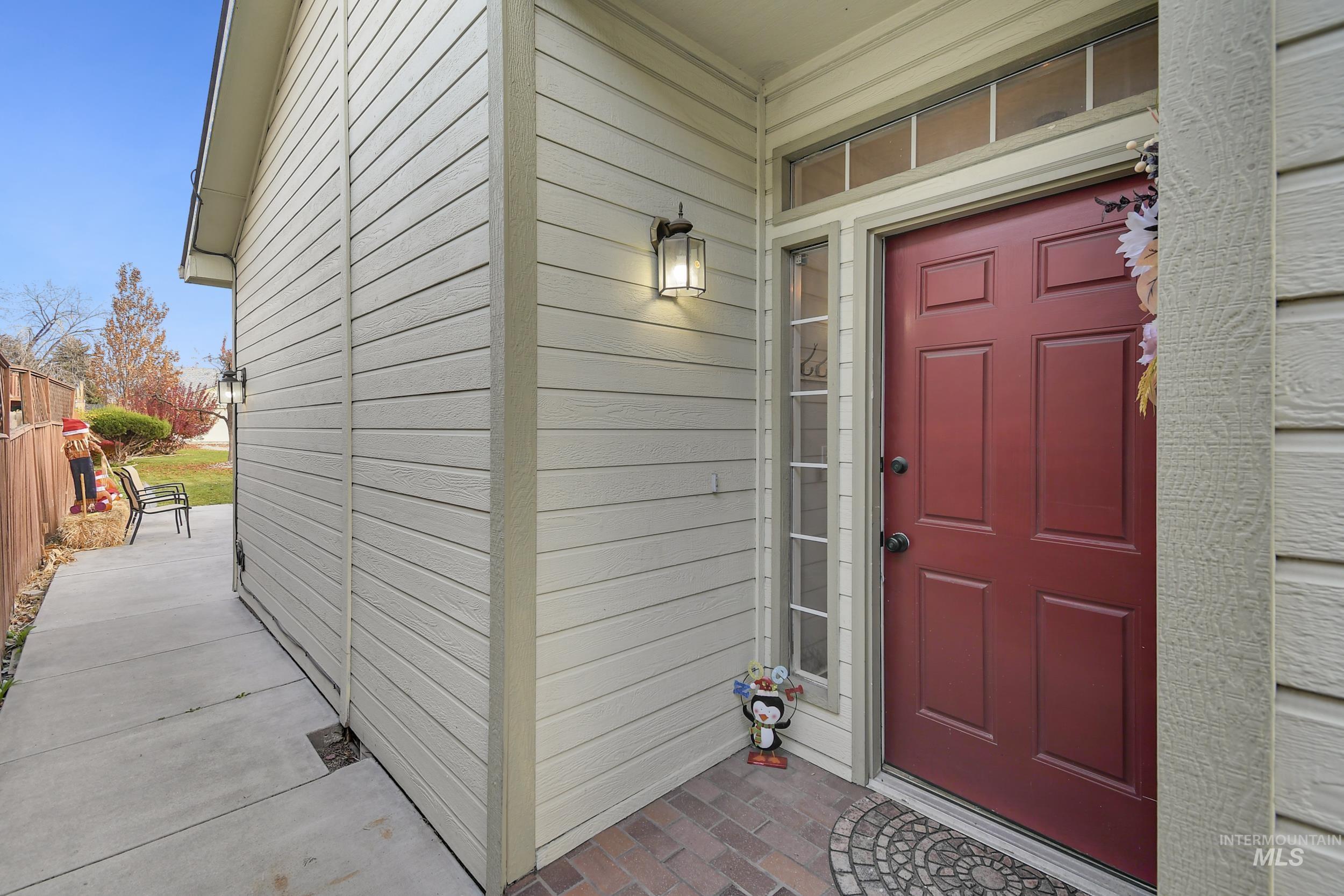 View of exterior entry