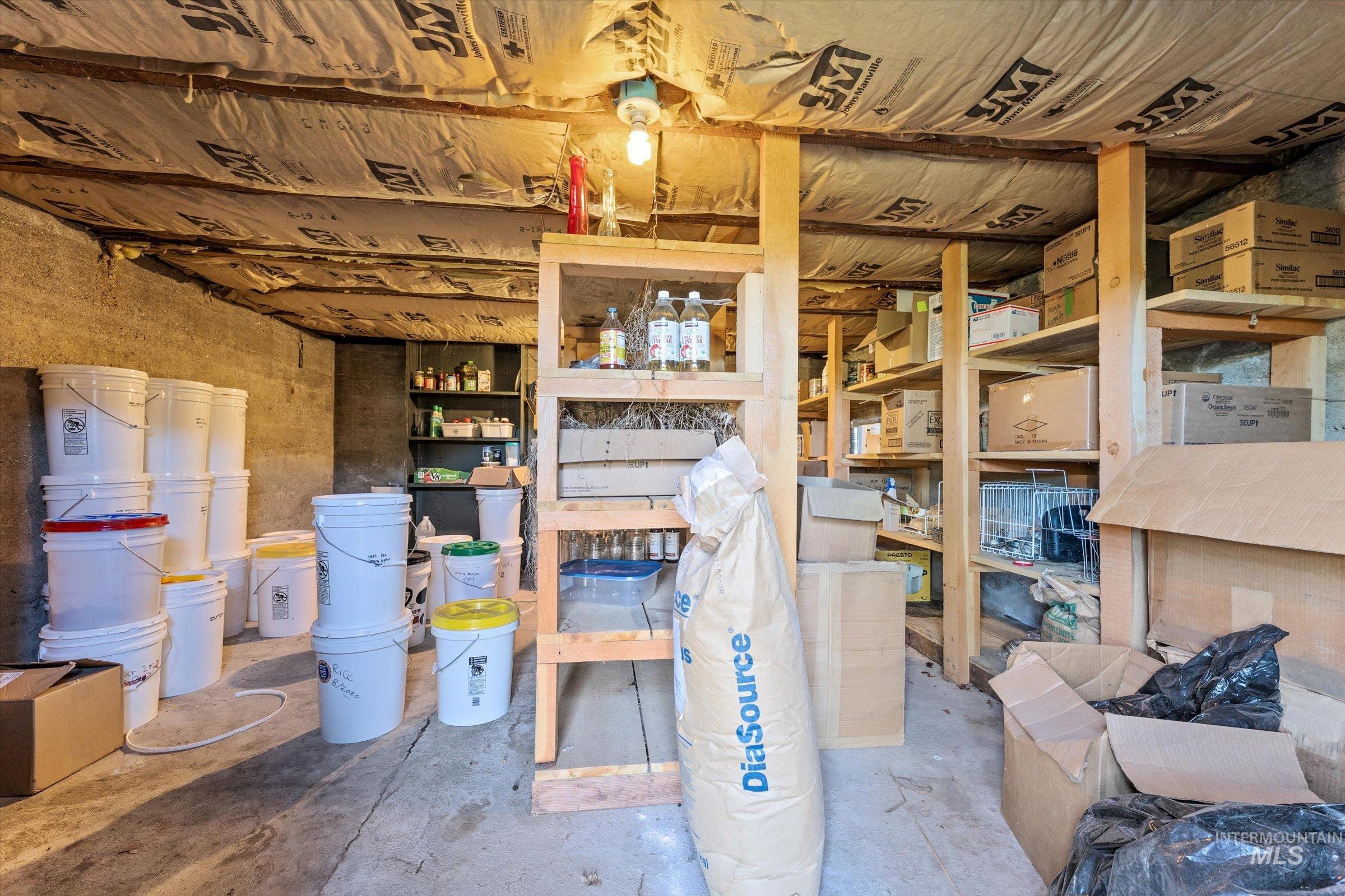 View of storage area