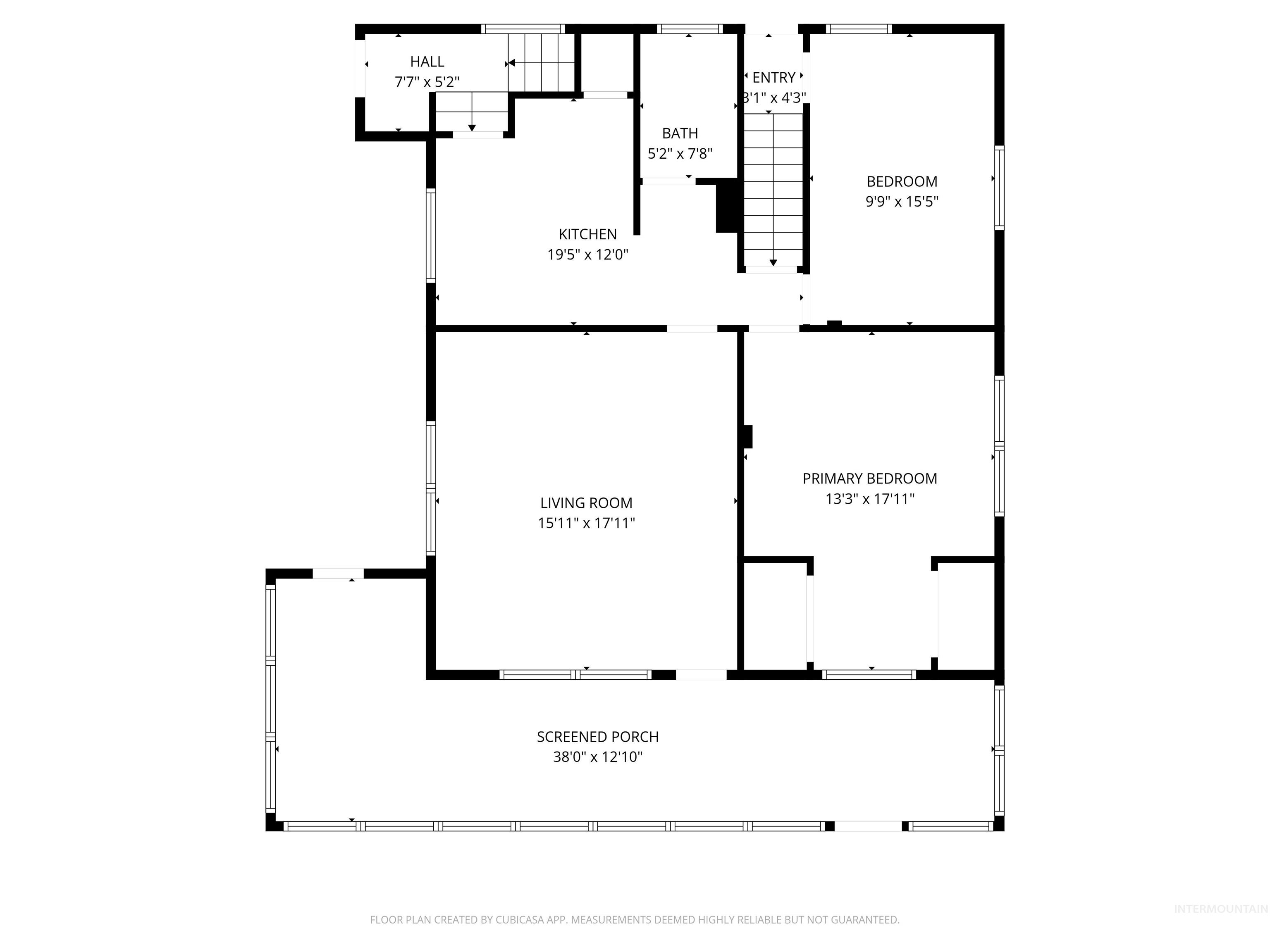 View of floor plan / room layout