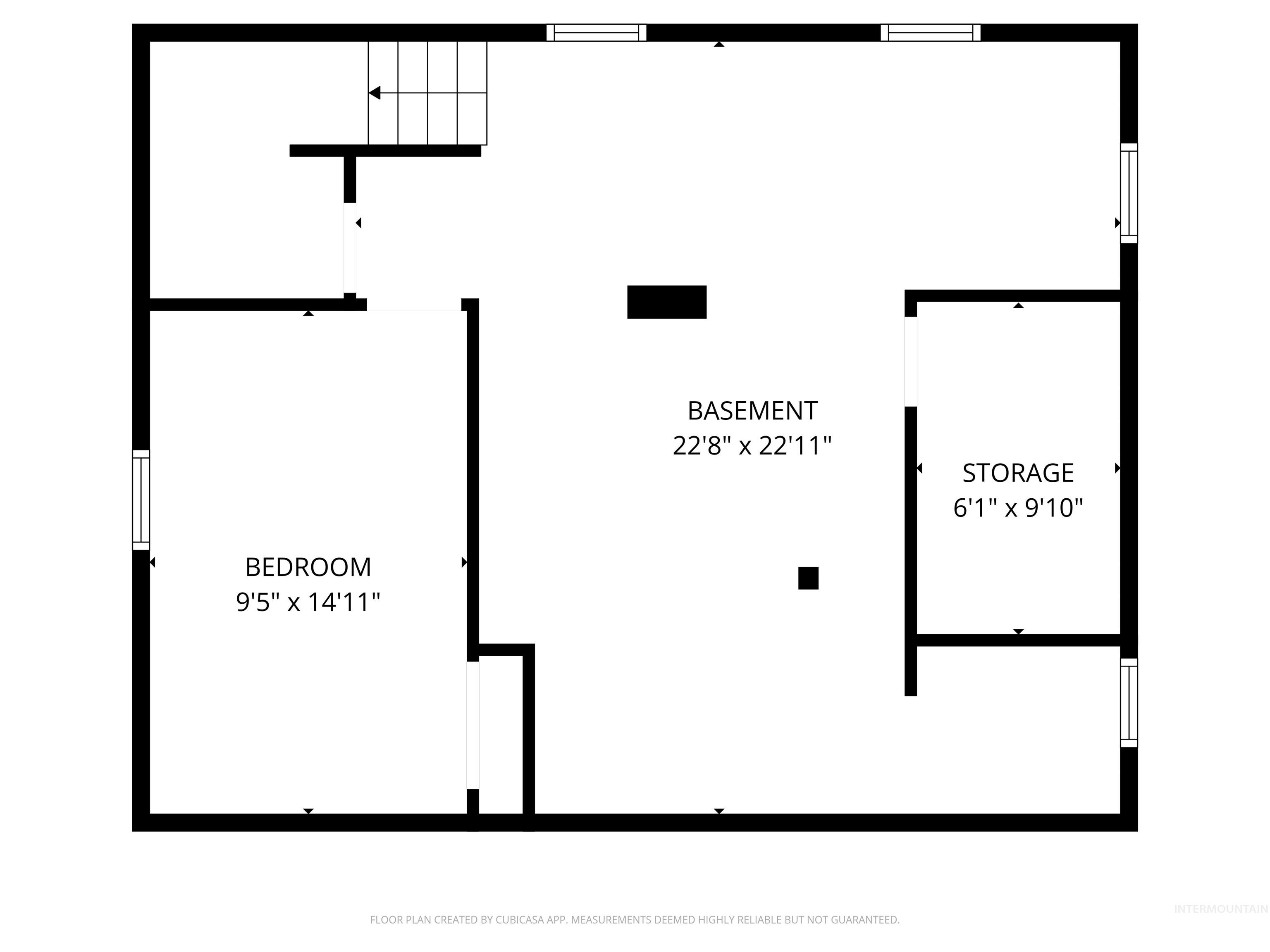 View of room layout