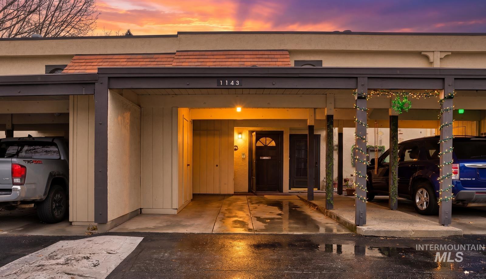 Entrance to property