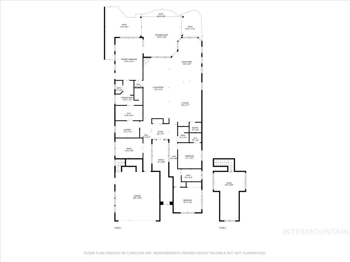 View of floor plan / room layout