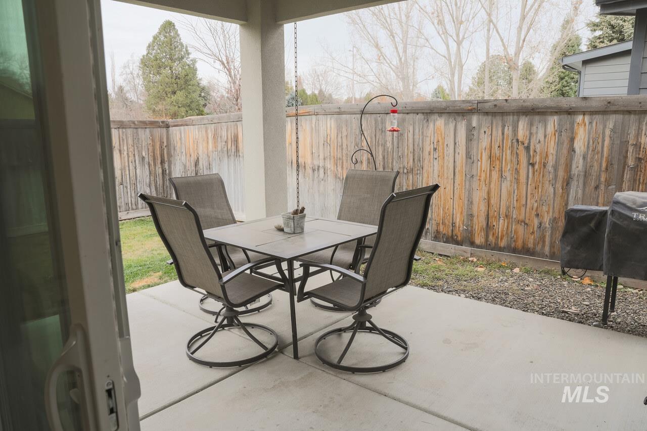 View of patio / terrace featuring outdoor dining area and area for grilling