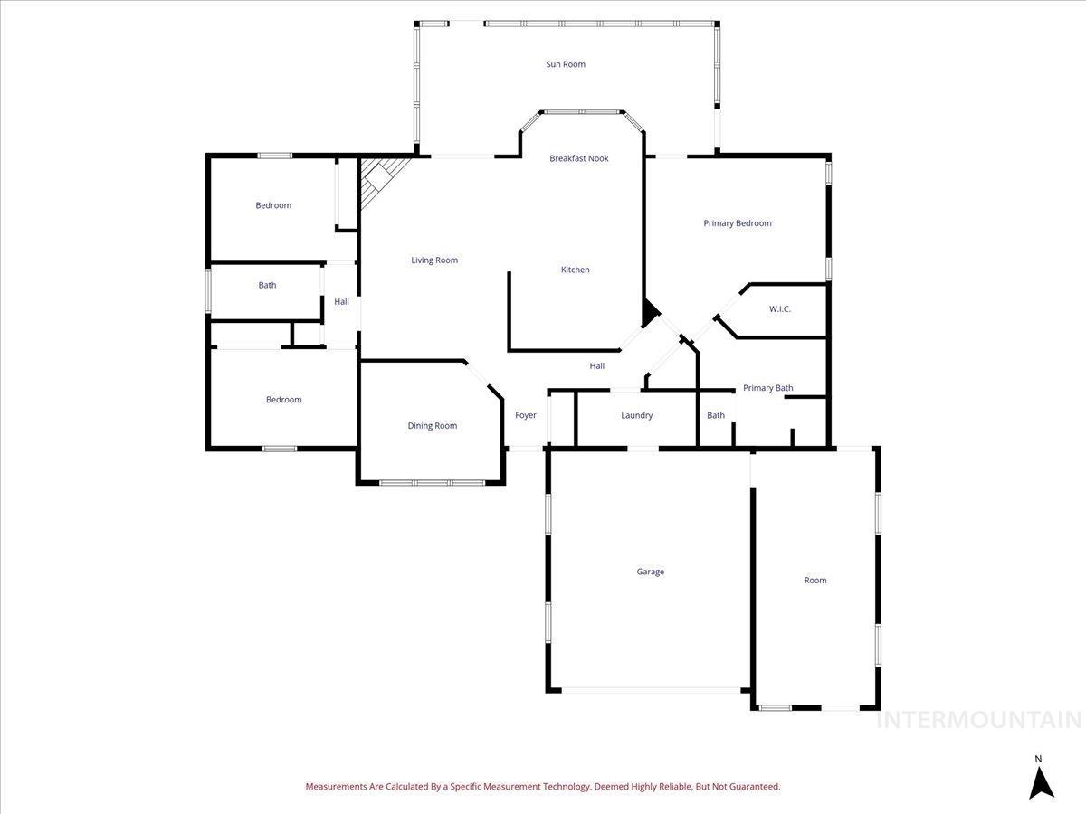 View of room layout