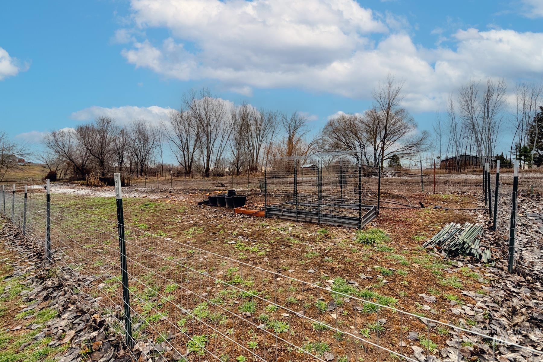 View of yard featuring a view of countryside