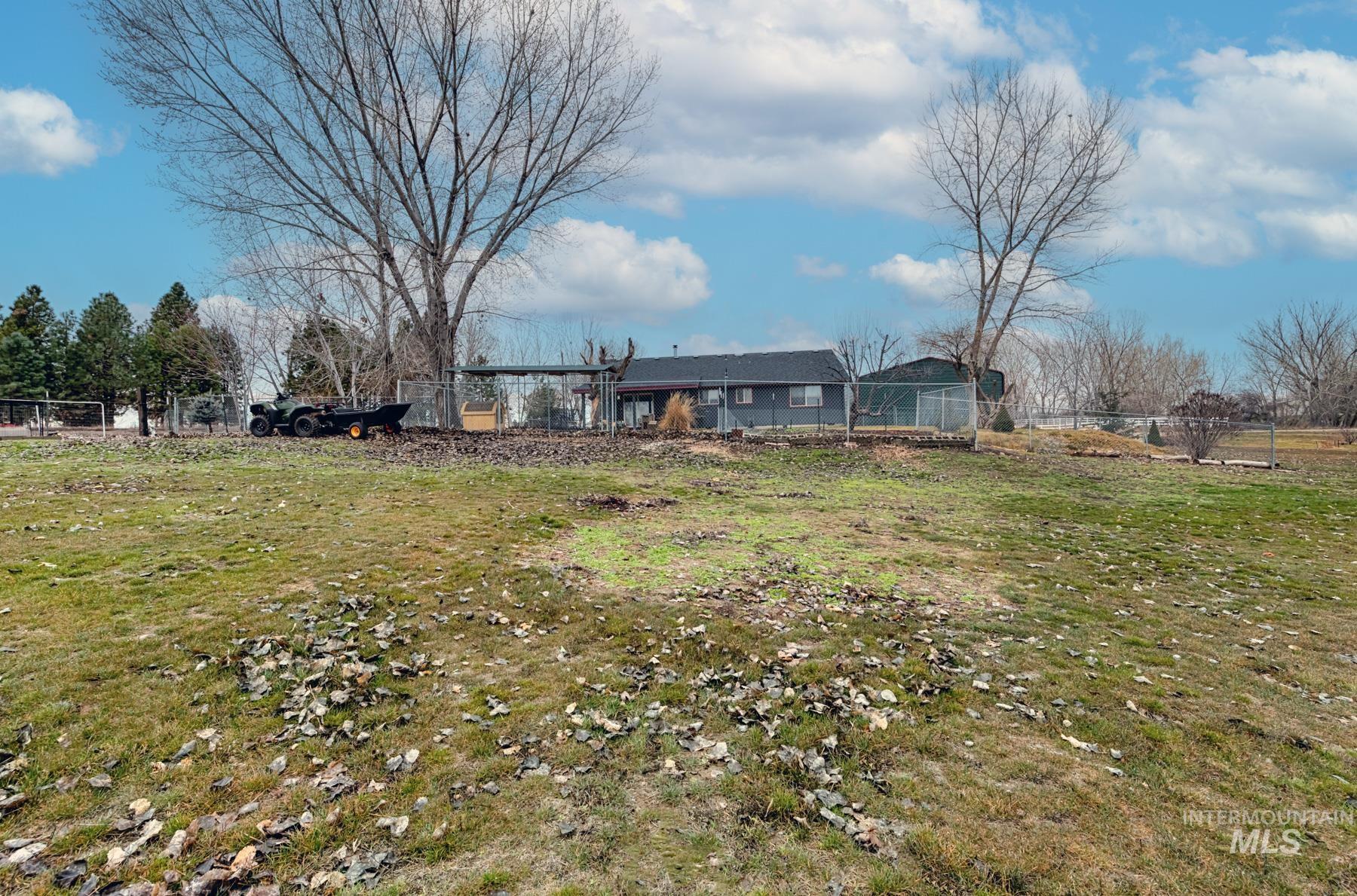 Rear view of property