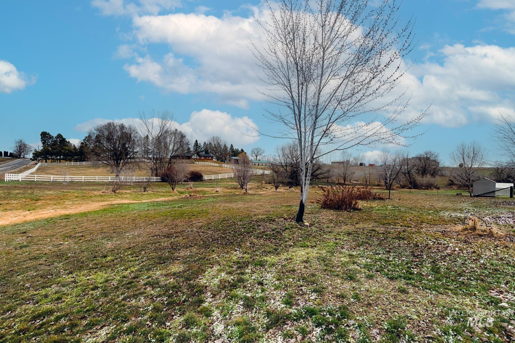 View of yard featuring a view of rural / pastoral area