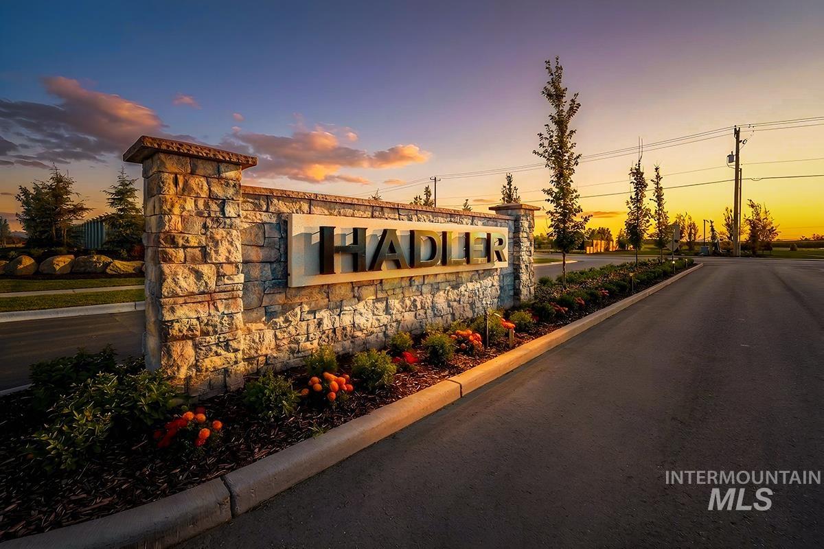 Stone-clad monument signage featuring dimensional lettering