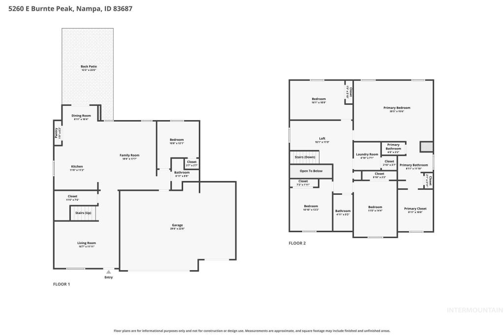 Photo of 5260 E Burnte Peak St, Nampa, ID 83687 (MLS # 99003572)