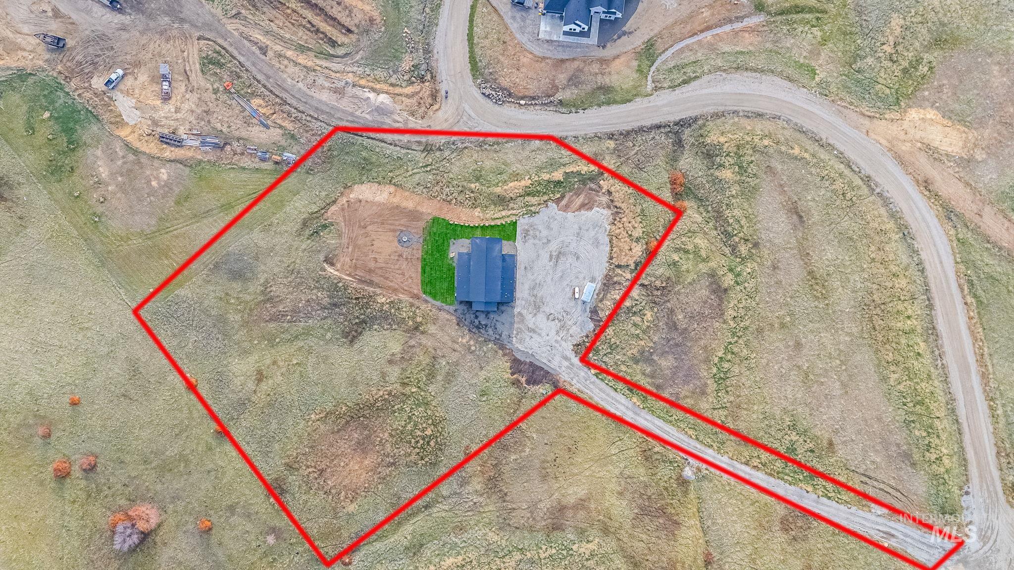 Map / location with property boundaries highlighted