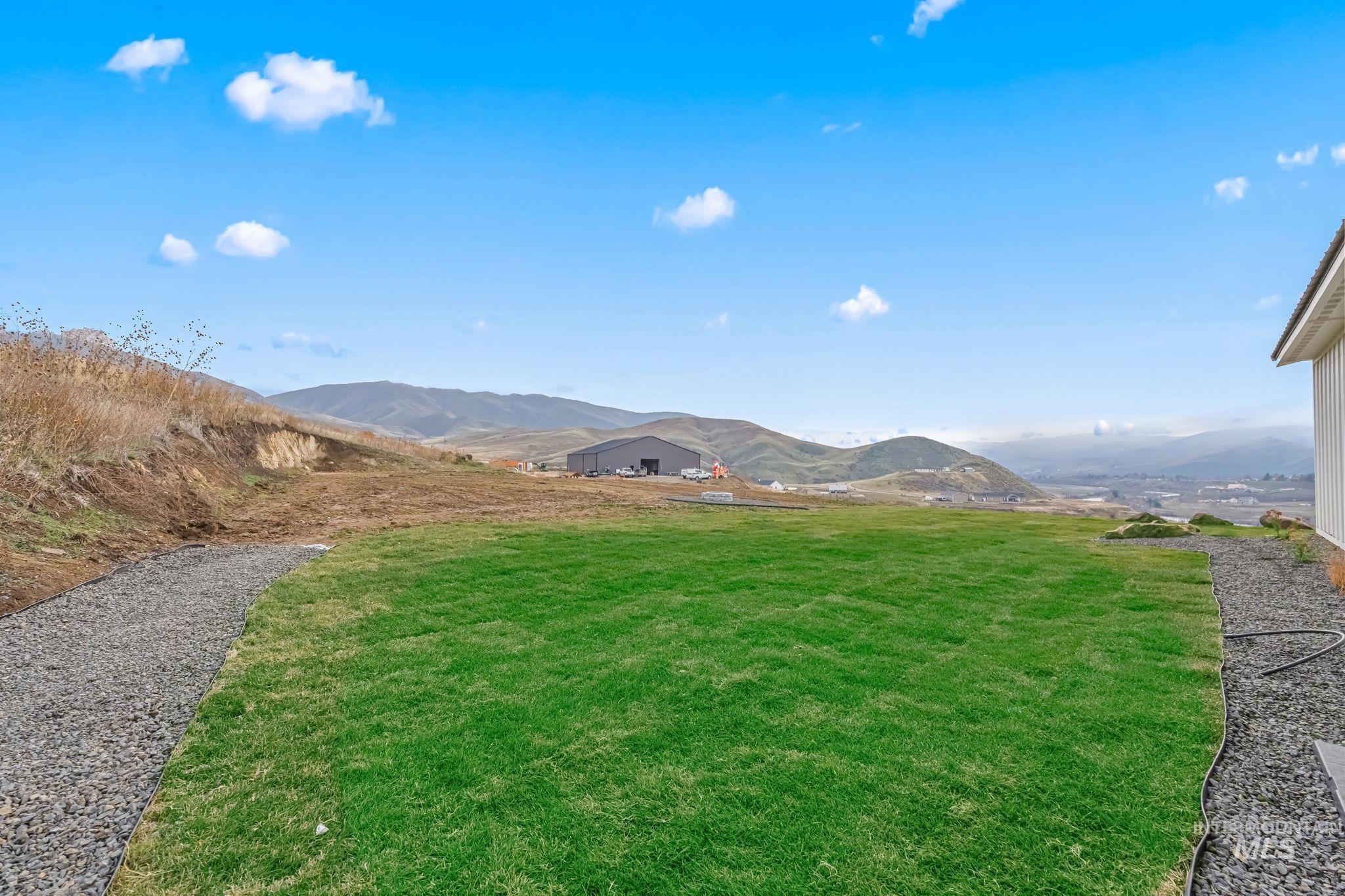 View of mountain background