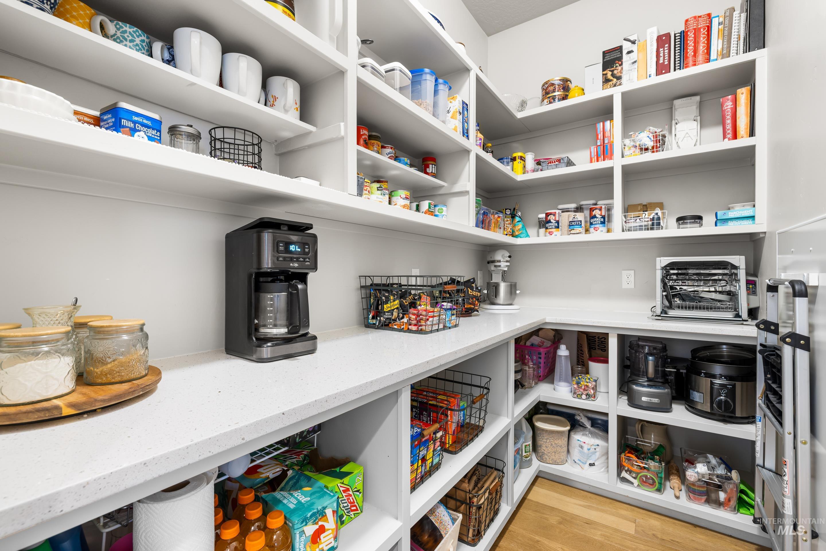 View of storage area