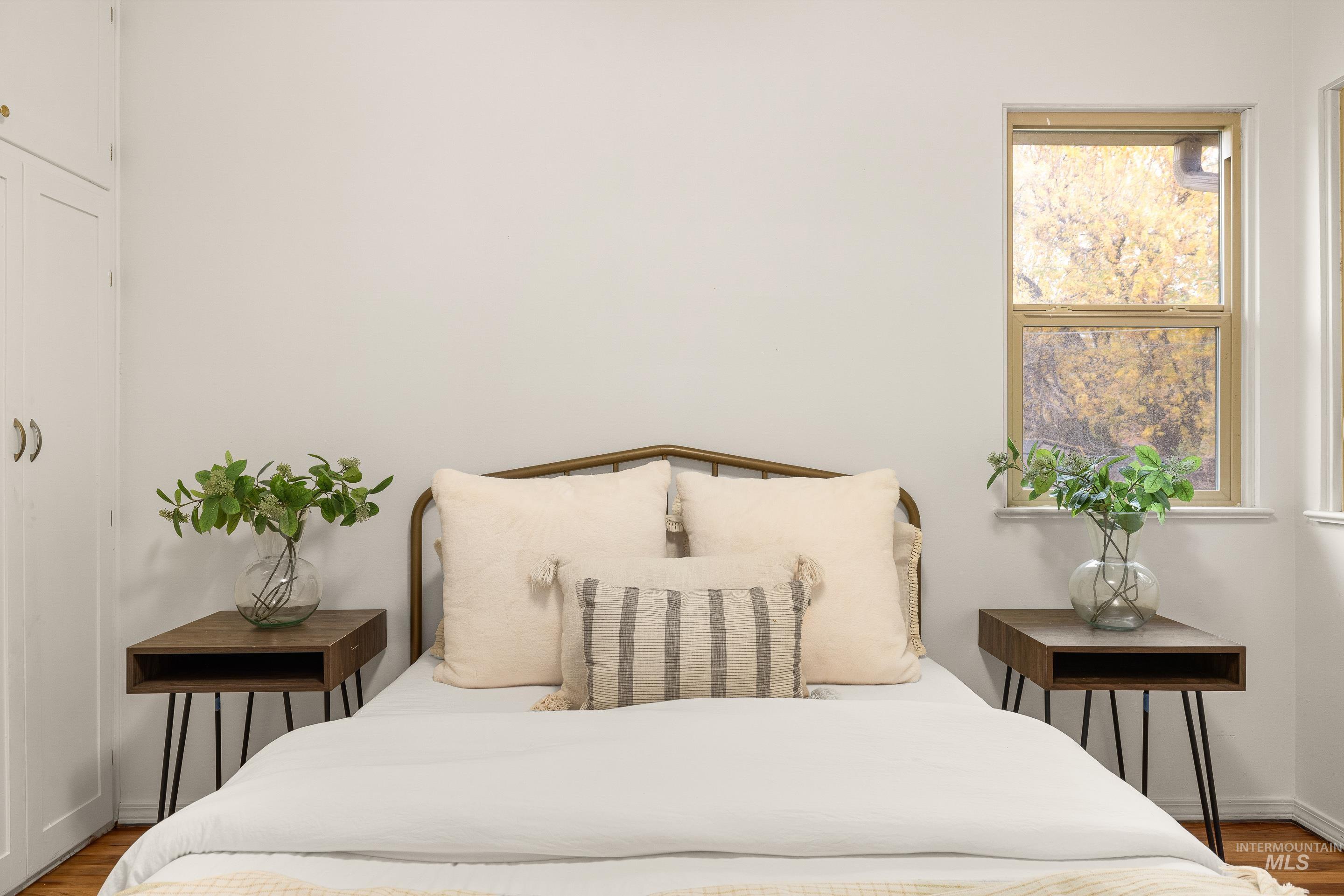 Bedroom featuring wood finished floors