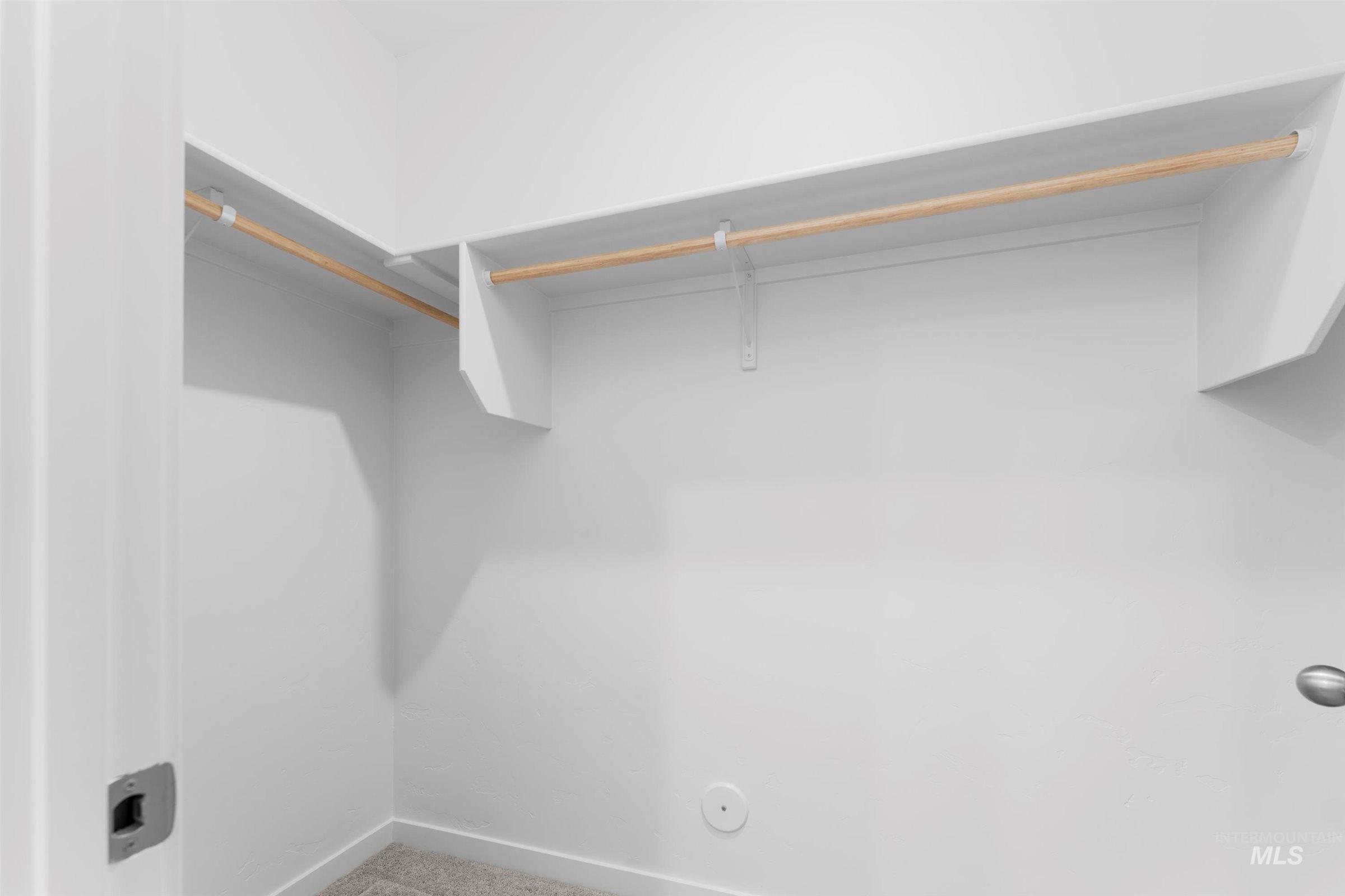 View of spacious closet