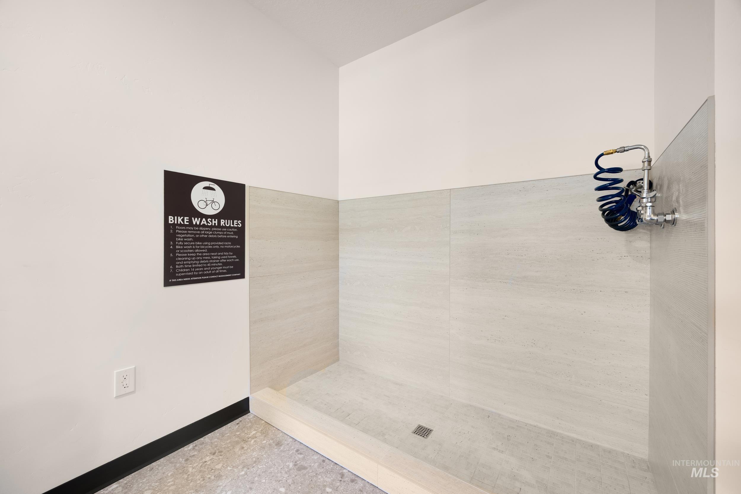 Bathroom with baseboards