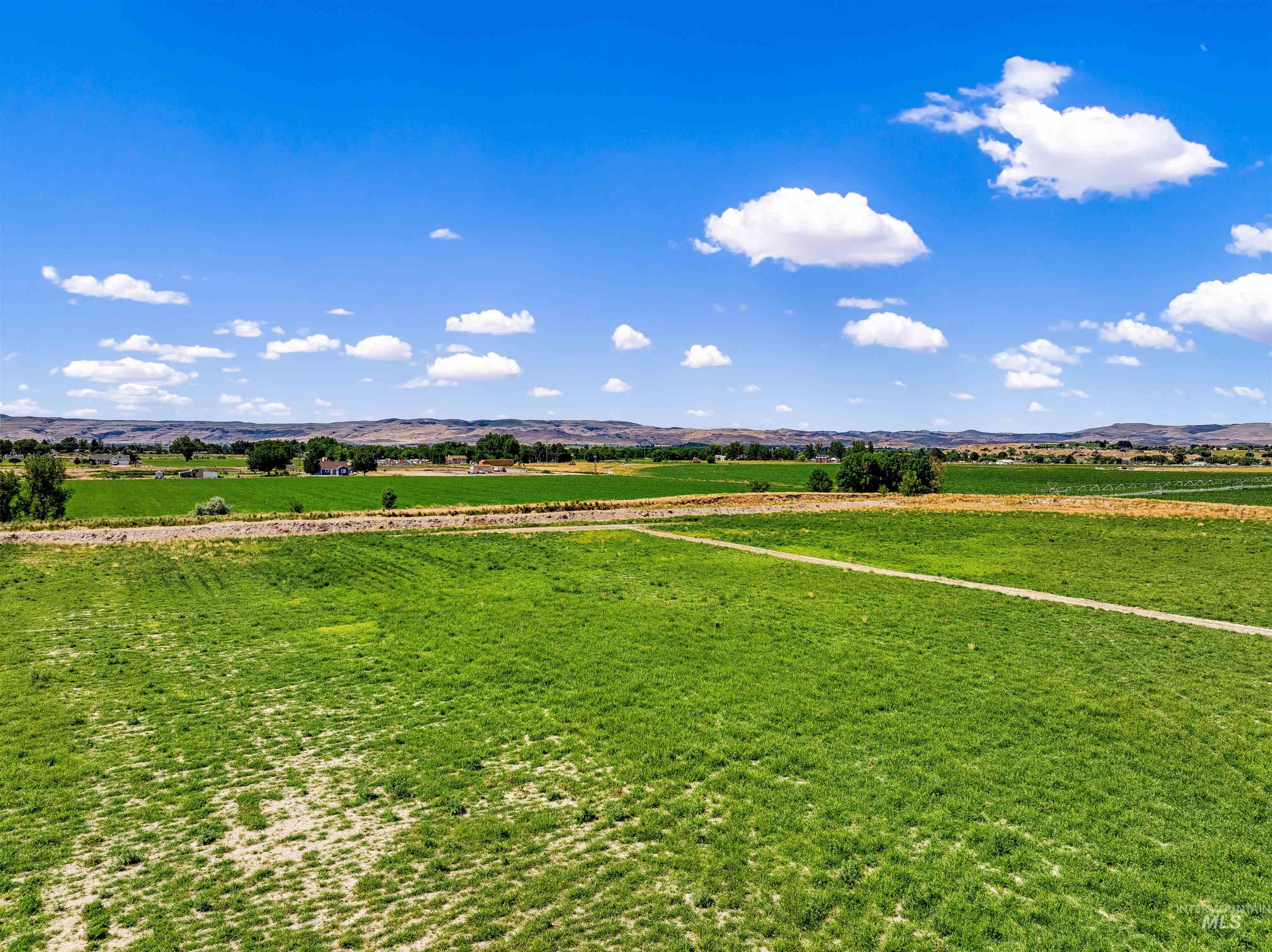 View of grassy yard featuring a view of countryside