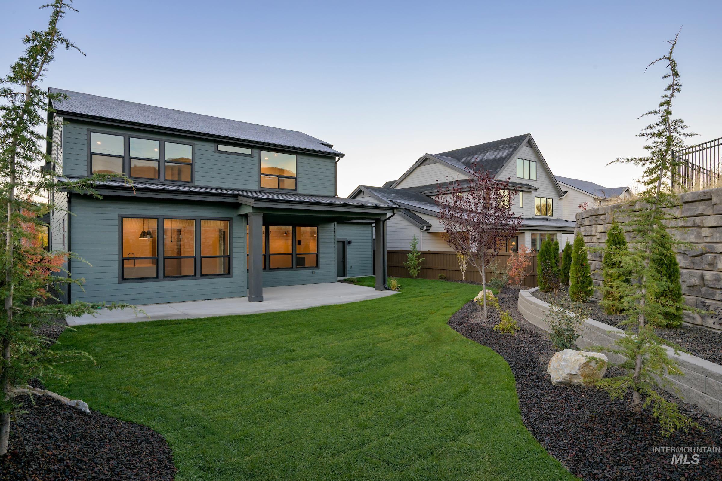 Back of property featuring a patio