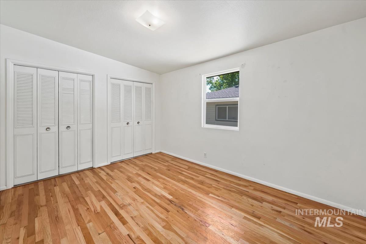Wood-finish flooring throughout