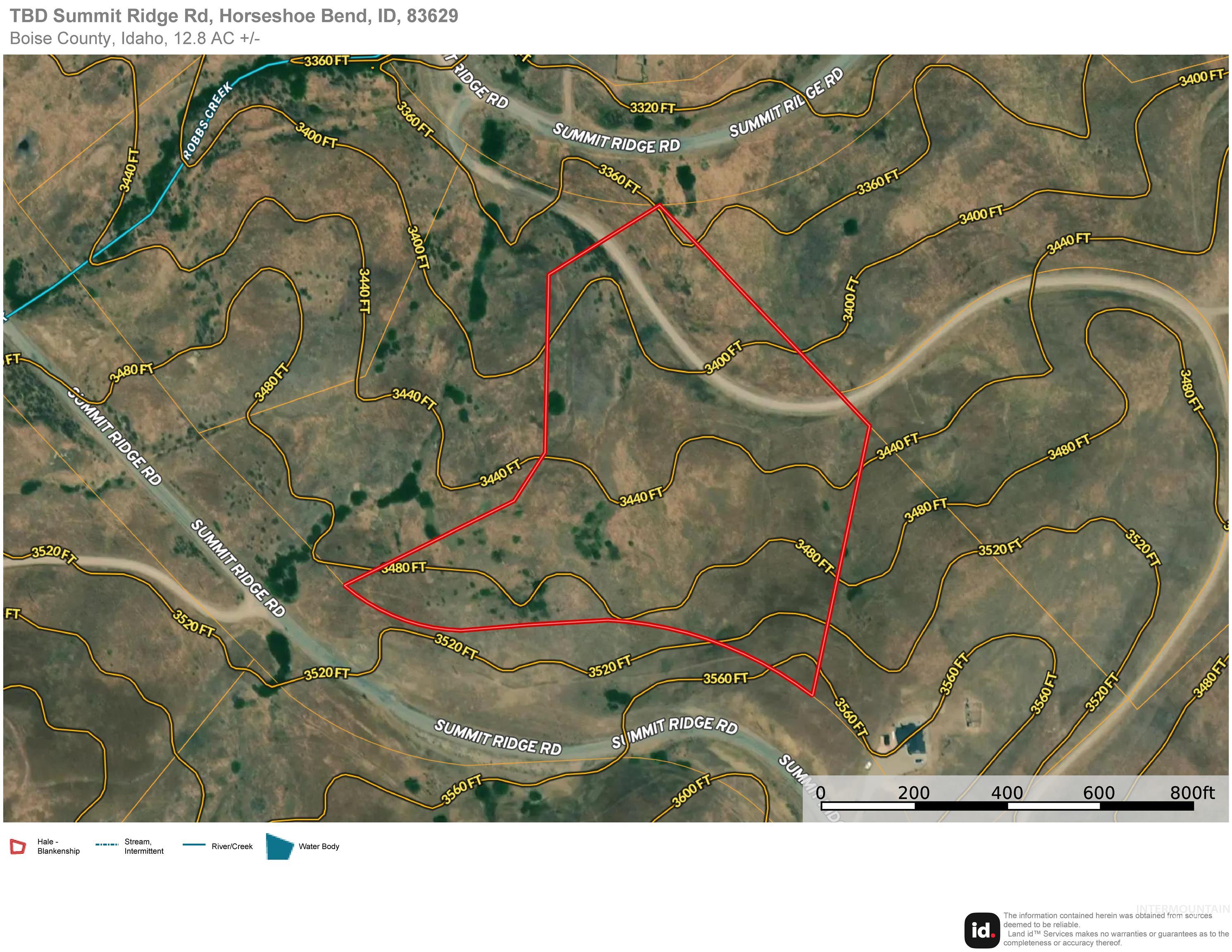 Aerial view of property's location