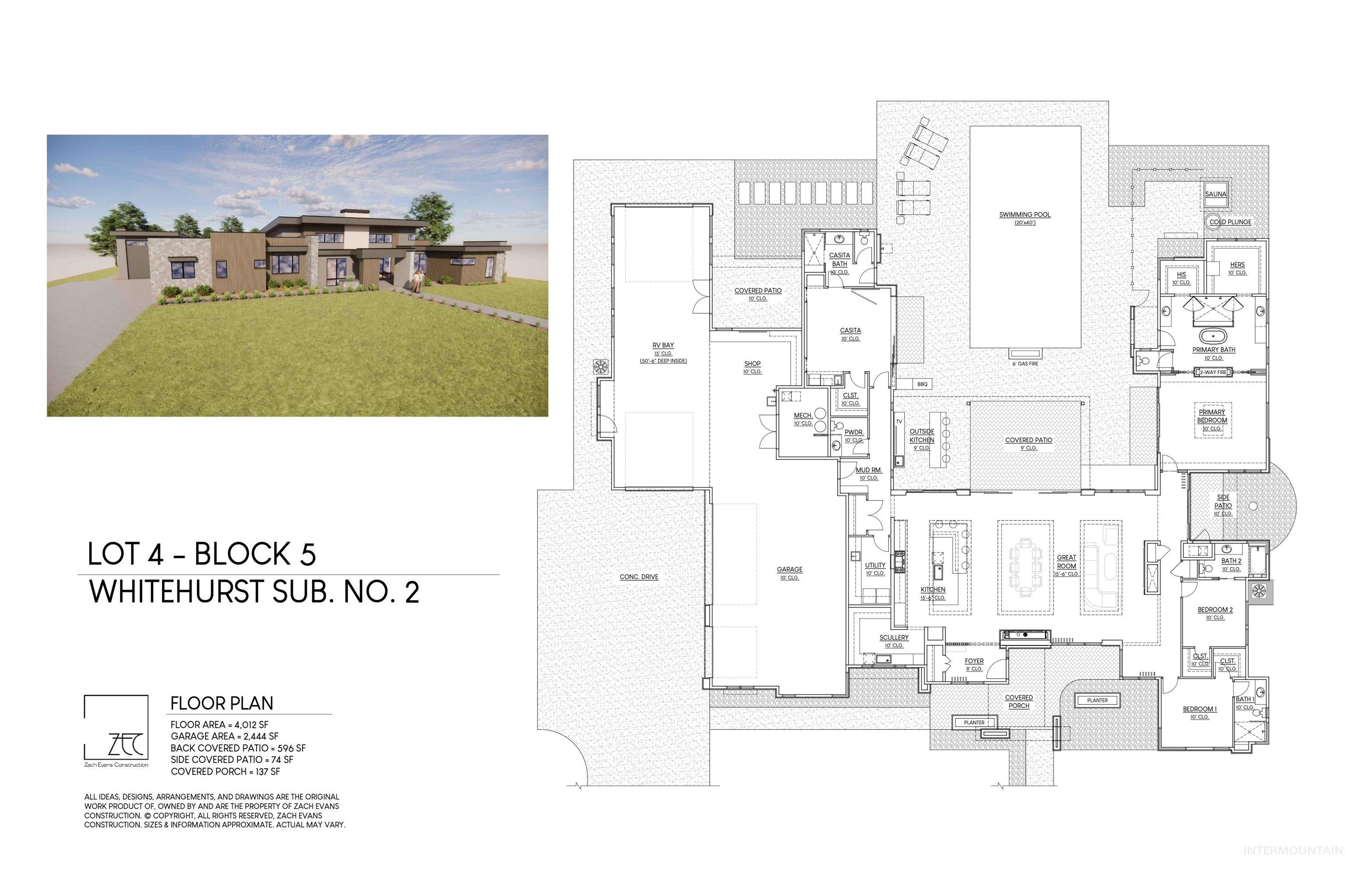 View of home floor plan