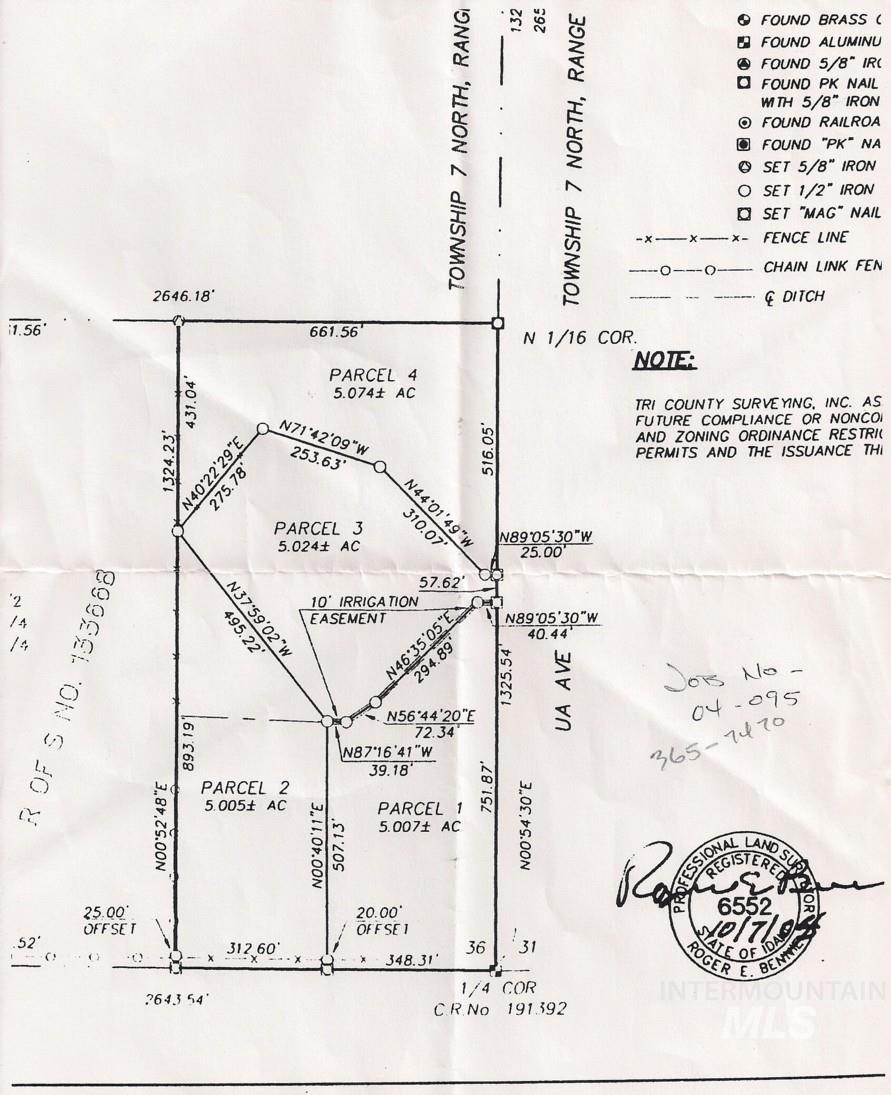 Survey map / technical document