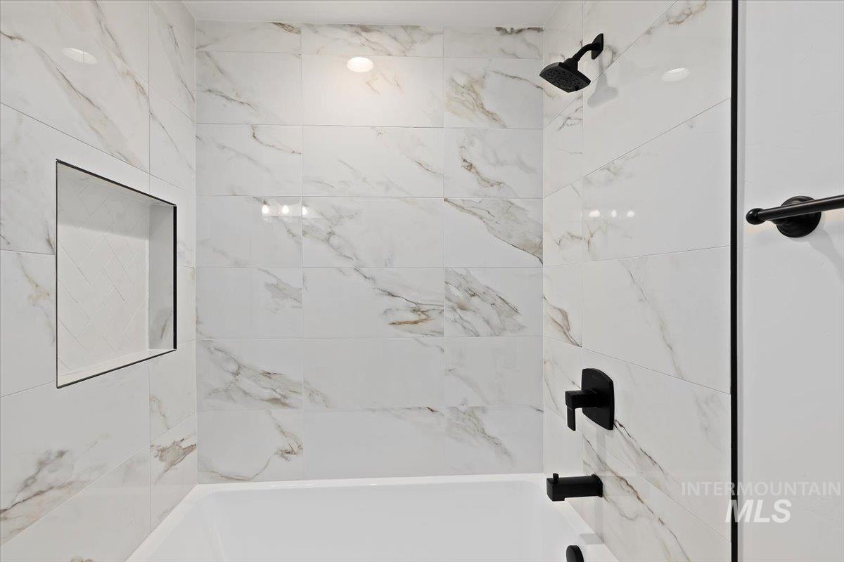 Full bath with washtub / shower combination